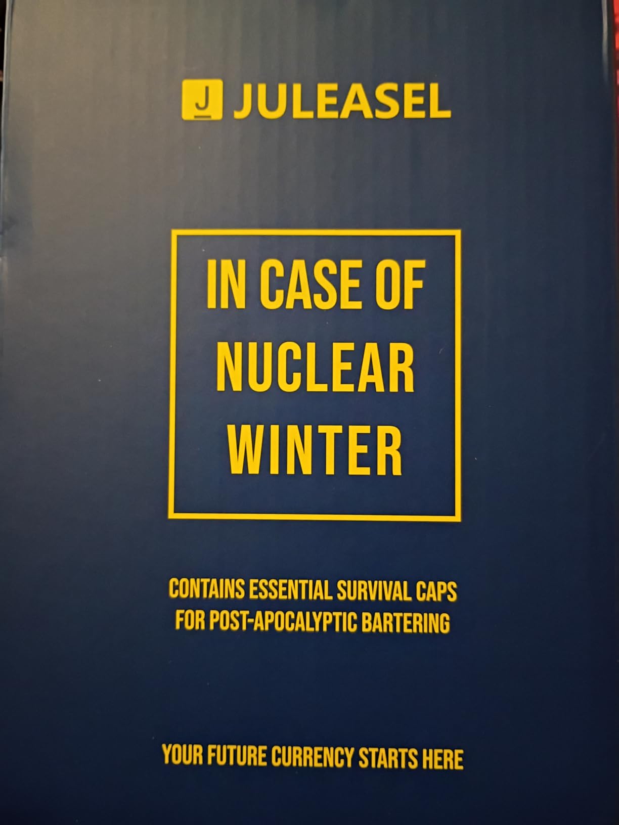 Nuclear Winter Bottle Cap Stash Box, 30 Red Caps Gag Gifts for Men customer photo 2