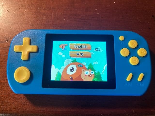Handheld Games for Kids Rechargeable Preloaded 218 Retro Video Games, Blue customer photo 2