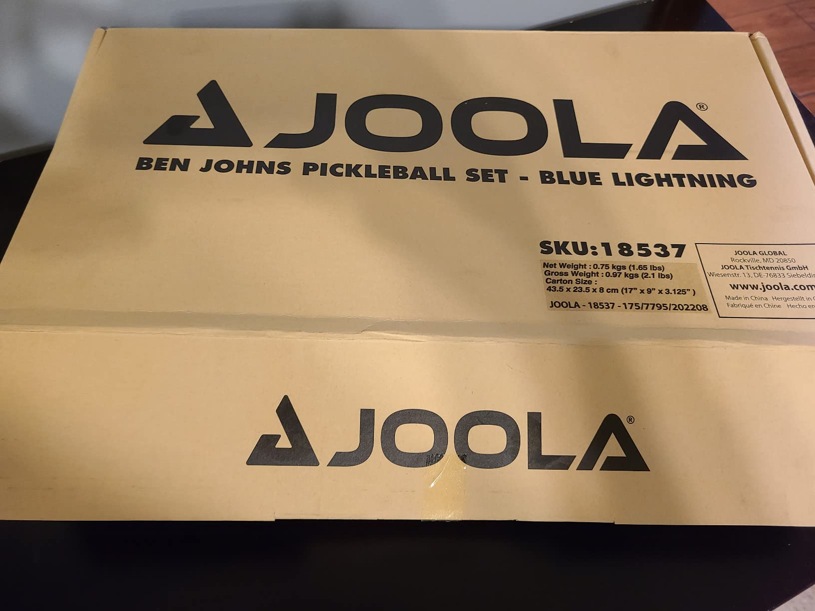 JOOLA Pickleball Paddles Set of 2 - Multiple Colors - Reinforced Fiberglass Surface - Lightweight, Durable, Beginner-Friendly Racket Design - Set Includes Balls & Bag - USAP Approved customer photo 2