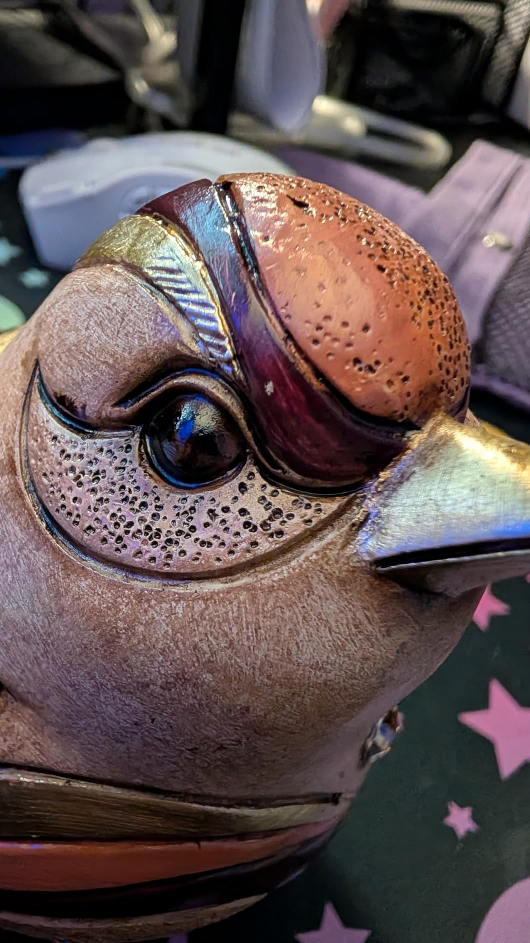 Bird Figurines For Home Decor,Bird Statue Sculpture For Shelf Decor Accents,Boho Bird Decorations For Table Office Living Room Bedroom,Retro Animal Statues Decorative Bird Gifts For Bird Lovers Women customer photo 2