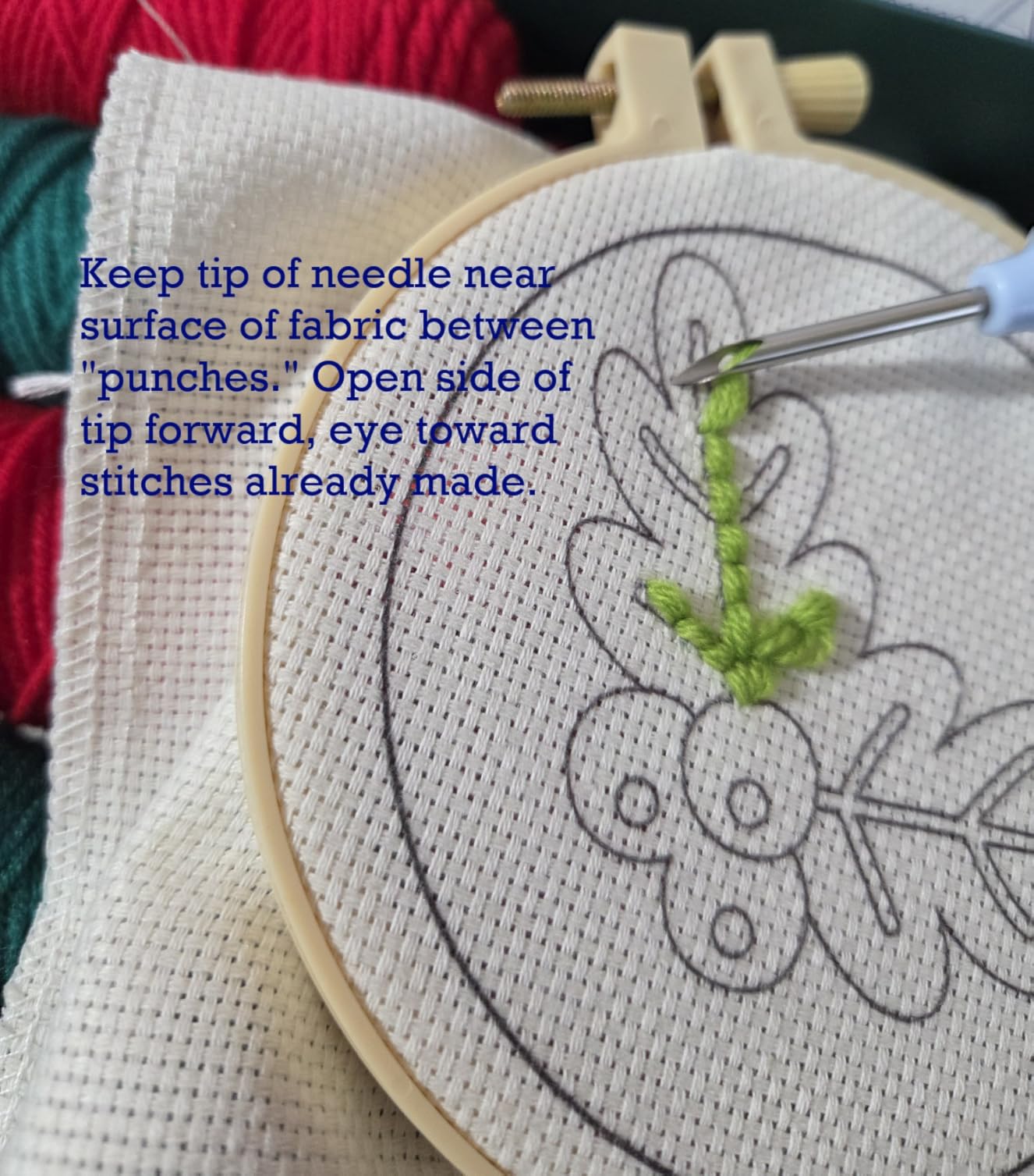 yuegool 6PCS Punch Needle Coaster Kit, Easy DIY Embroidery Set for Beginners, Kids & Adults with Patterns, Tools, Yarns, Hoop, Instructions & Coaster Holder customer photo 1