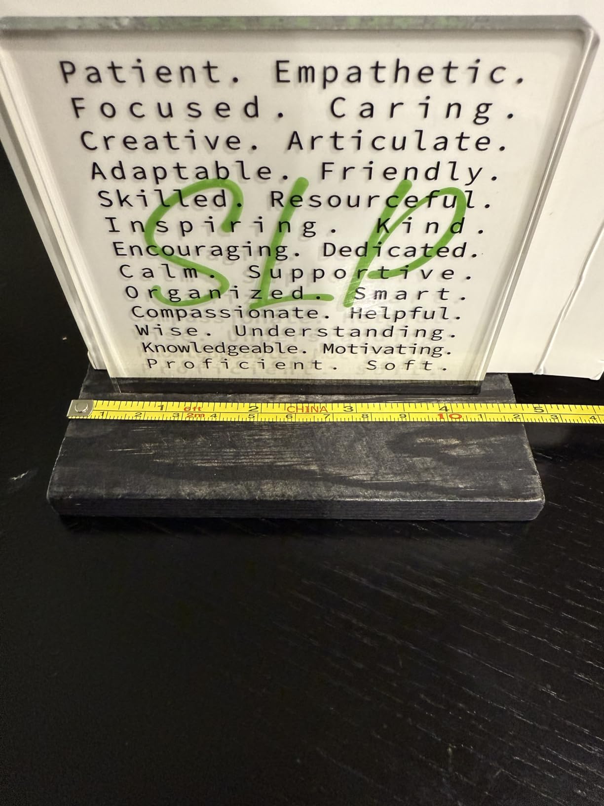 Accounting Gift, Funny Accounting Office Humor Acrylic Plaque customer photo 1