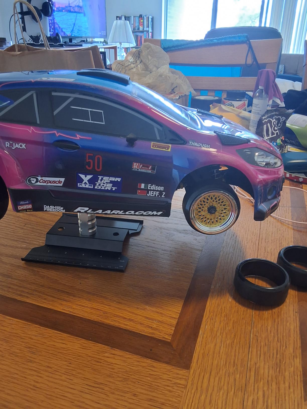 CROBOLL 1/10 Brushless Carbon Fiber RC Rally Cars with Gyro, Max 50 mph,RTR customer photo 1