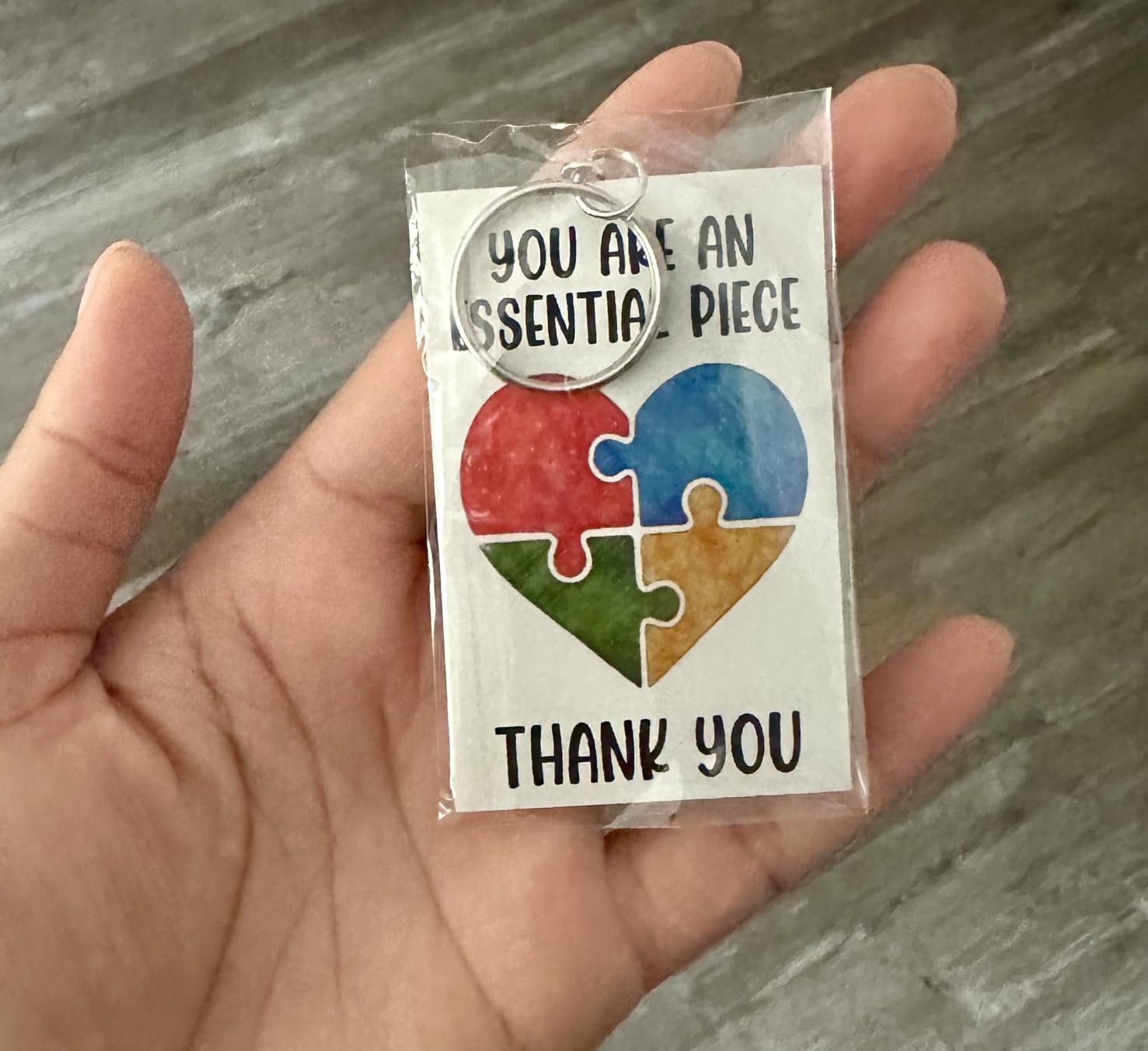 Team Appreciation Gifts Bulk Thank You Keychains for Coworkers customer photo 1