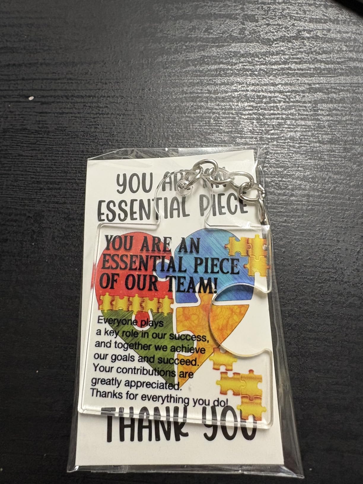 Team Appreciation Gifts Bulk Thank You Keychains for Coworkers customer photo 2