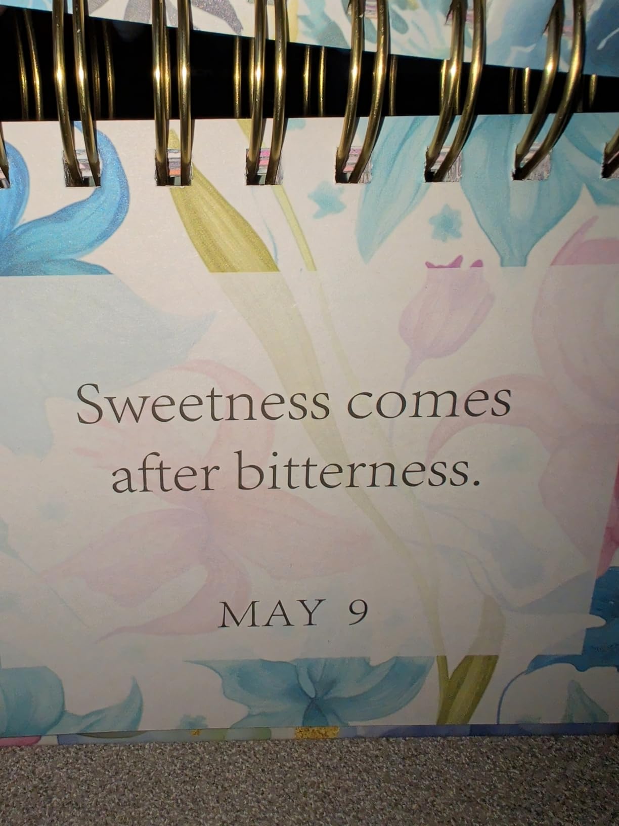 Daily Flip Calendar with Inspirational Quotes - Motivational Perpetual Calendar Desk Office Home Decor for Women, Gifts Desk Accessories for Girls Positive Affirmations customer photo 1