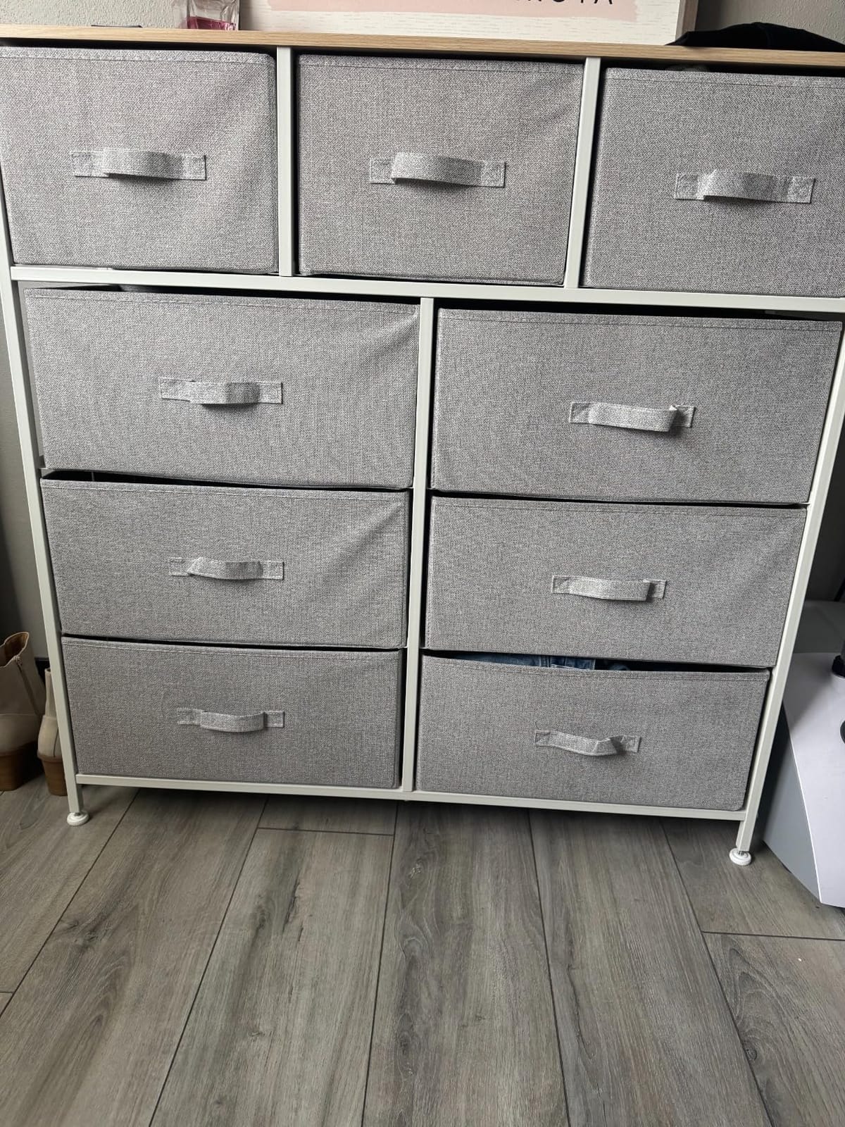 YITAHOME Dresser with 5 Drawers - Fabric Storage Tower, Black Dresser & Chest of Drawers, Organizer Unit for Bedroom customer photo 1