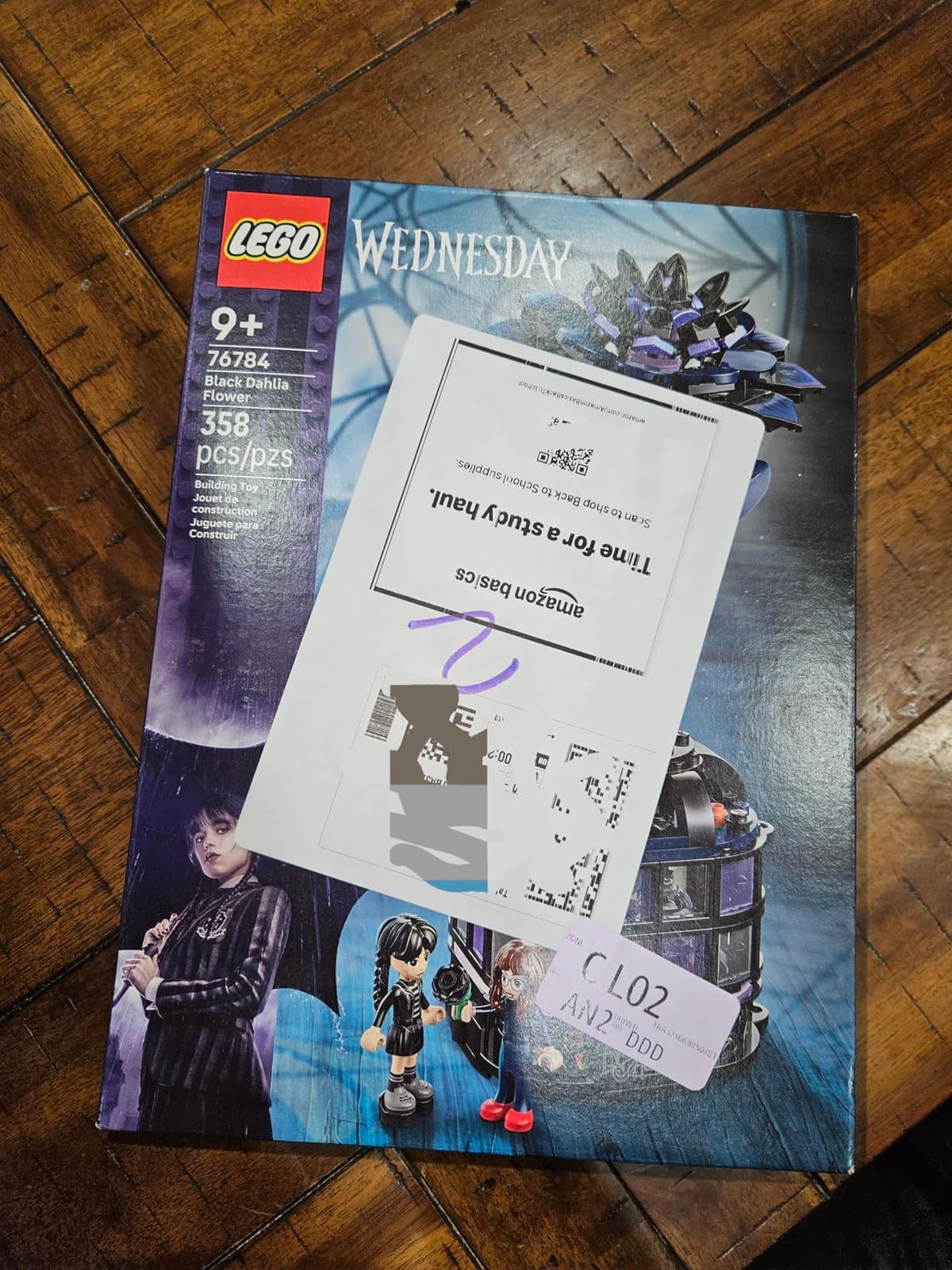 LEGO Wednesday Black Dahlia Flower Building Toy - Pretend Play Set for Girls & Boys, Ages 9+ - with Wednesday Addams & Professor Minidolls - Building Blocks for Kids - Gift Idea for Birthdays - 76784 customer photo 2