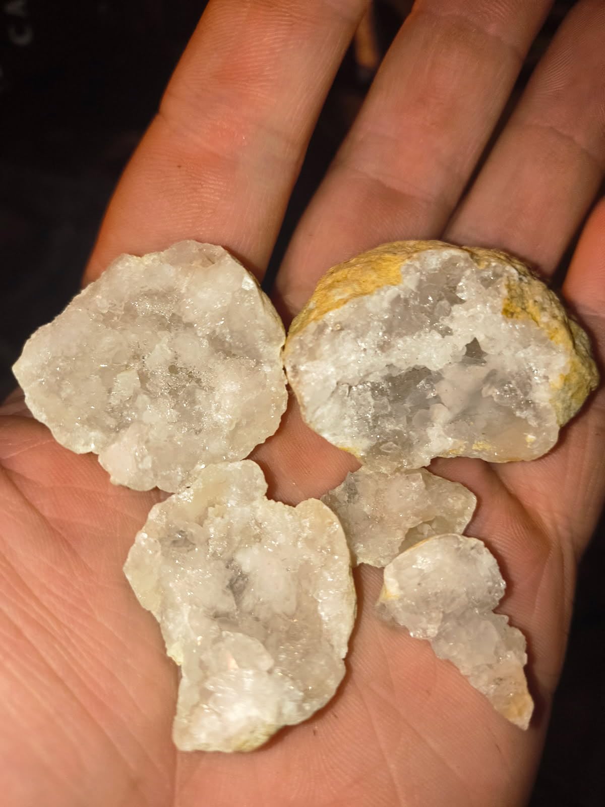 450 Pieces Rocks Collections for Kids, 40+ Kinds Gemstones and Crystals Set, Rocks and Minerals Science Kit Include 1.5lb Tumbled Chips Crystals and 1lb Tiny Rough Stones customer photo 1