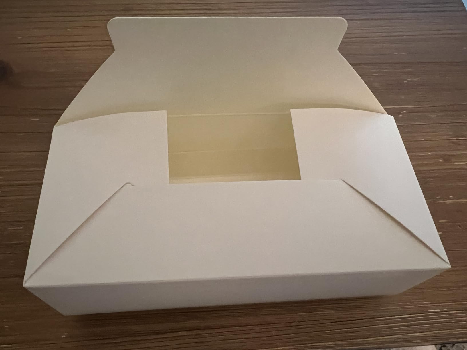 UnicoPak 20 Pack 1 Lb. Candy Boxes, Food-Safe Small White Gift Boxes for Fudge Candy Chocolate Treat Goodie, Ideal for Homemade Party Birthday Christmas Business, 7 1/8 x 3 3/8 x 2 Inch customer photo 1