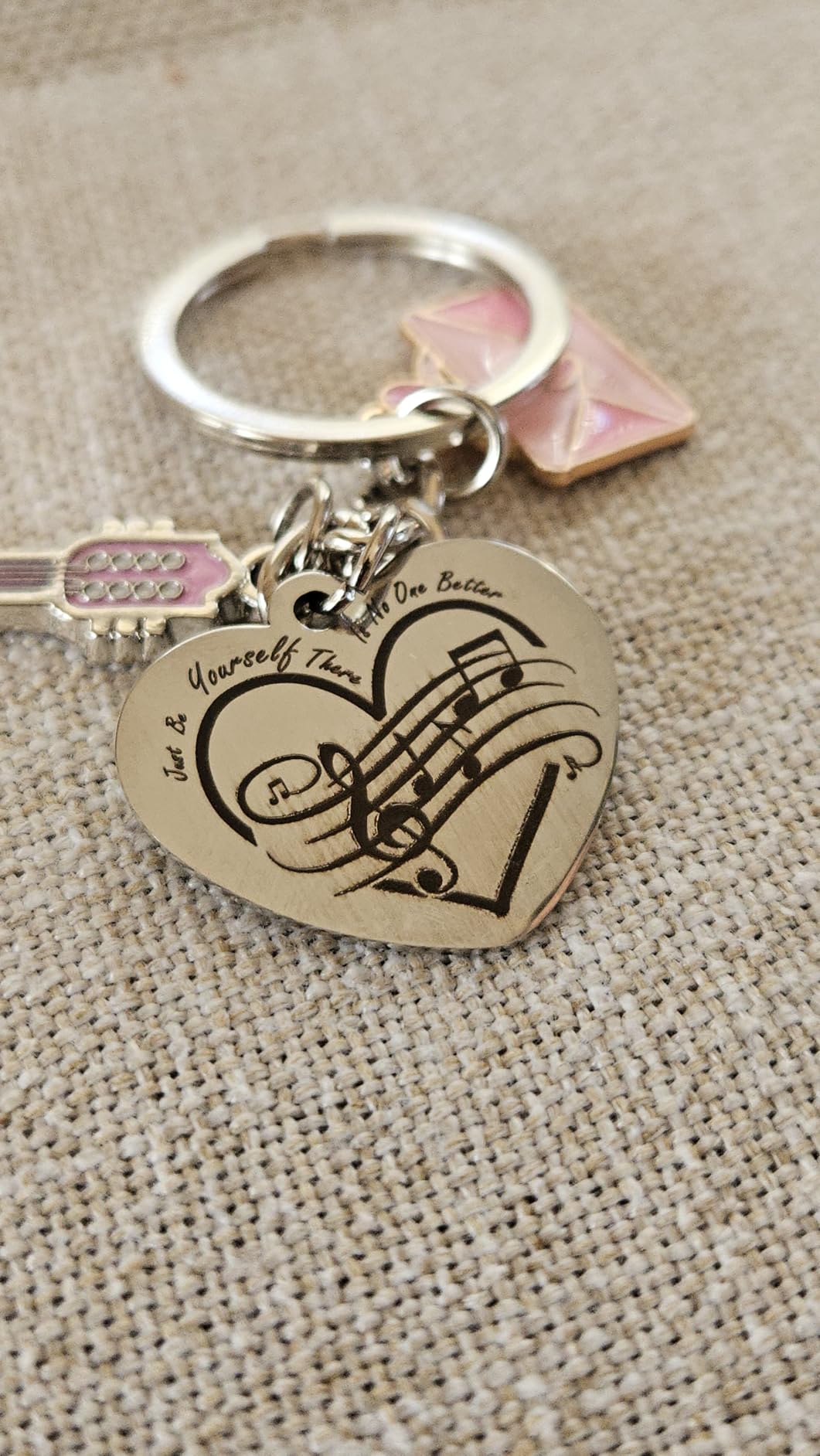 Birthday Gifts with Taylor Quotes Merch Pink Music Keychains Gift For Singer Fans Guitar Christmas Daughter Mom Women customer photo 1
