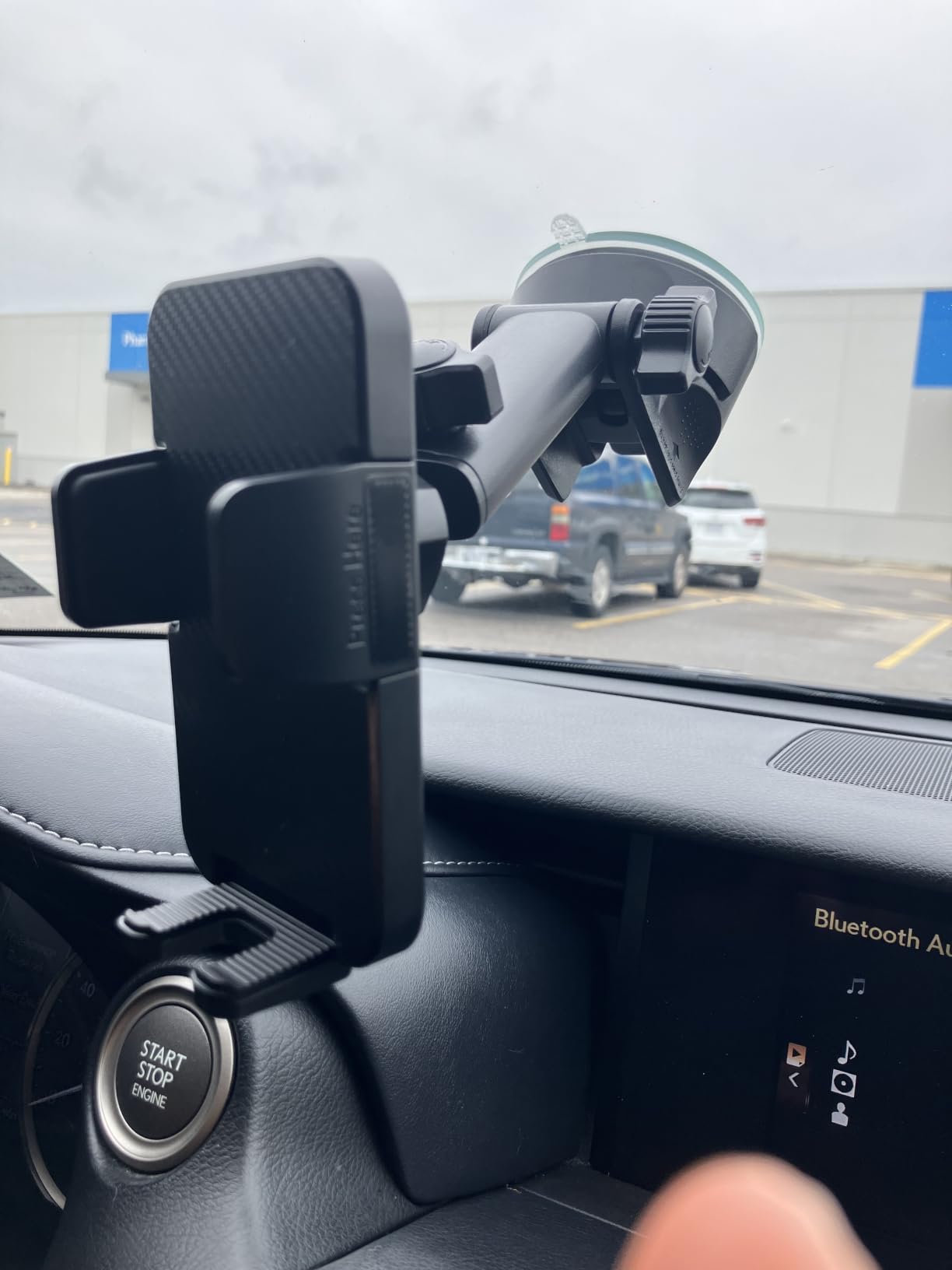 Qifutan Dash Mounted Holders Phone Holders for Your Car Phone Mount for Car Windshield Dashboard Air Vent Universal Desk Mounts Hands Free Automobile Cell Phone Holder Fit for iPhone Smartphone customer photo 2