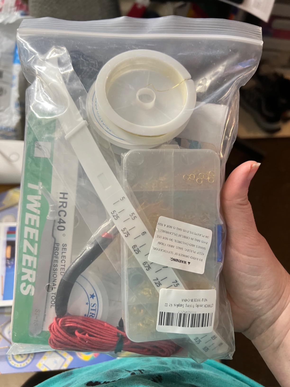 GTAAOY Jewelry Making Supplies Kit, Repair Tools with Accessories | Jewelry Making Kit for Adults and Beginners, Wire, Pliers, Earring Charms, Findings for Jewelry Repair and Beading customer photo 1