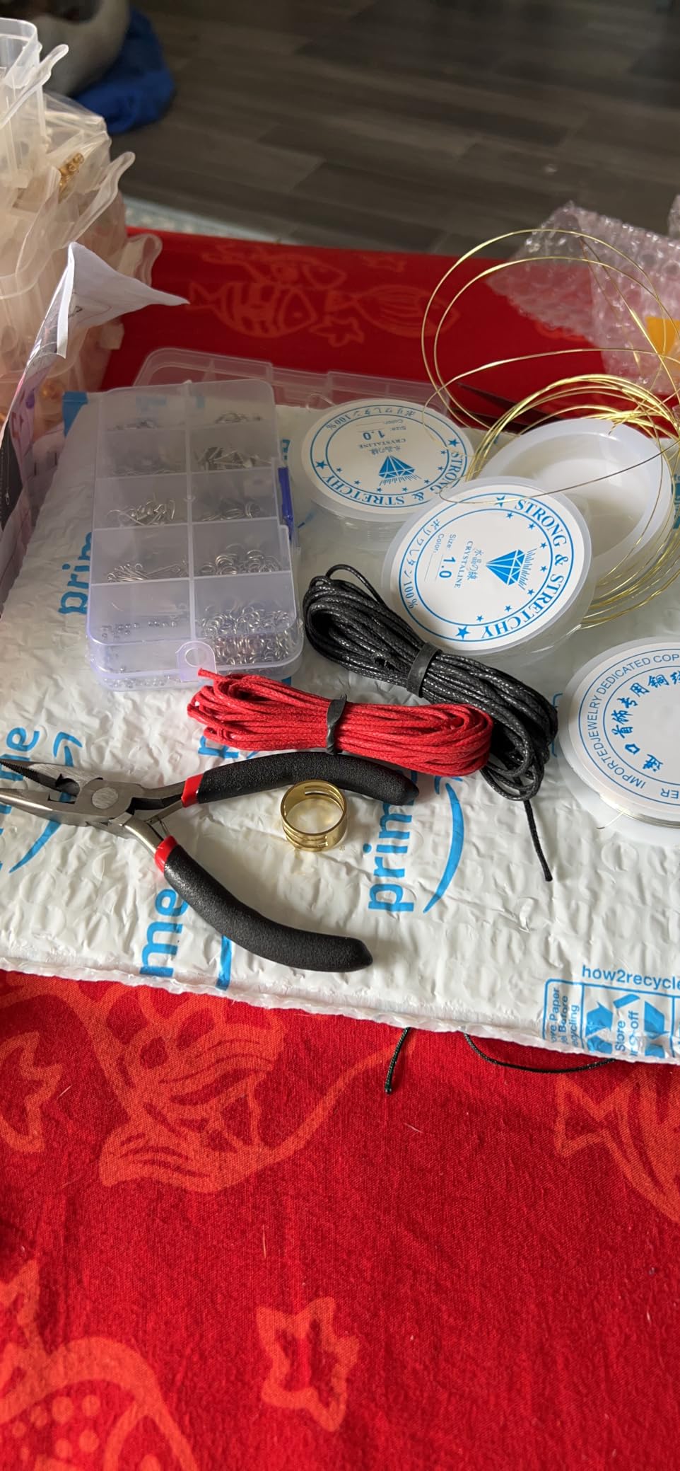 GTAAOY Jewelry Making Supplies Kit, Repair Tools with Accessories | Jewelry Making Kit for Adults and Beginners, Wire, Pliers, Earring Charms, Findings for Jewelry Repair and Beading customer photo 2