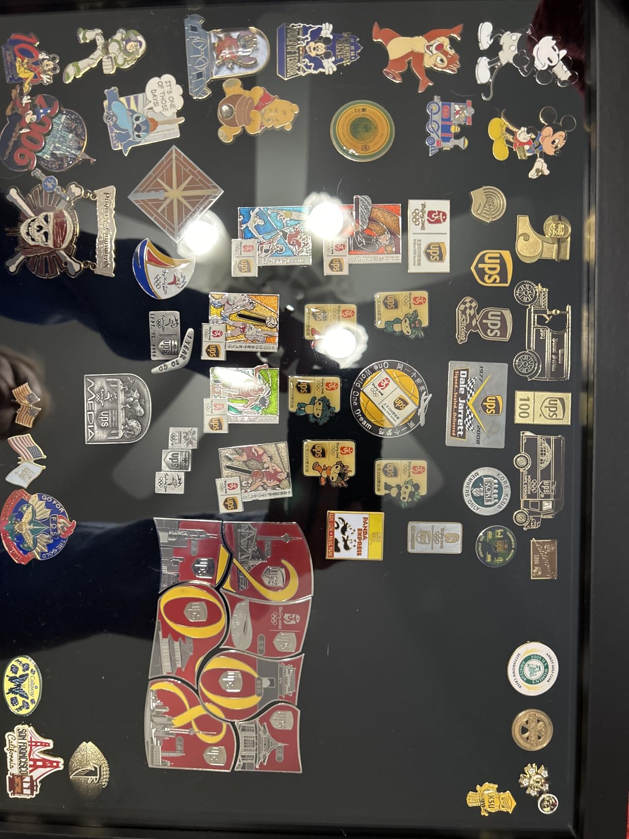 tutata 12x16 Pin Display Case, Enamel Pin Frame, Wall Mount Shadow Box customer photo 1