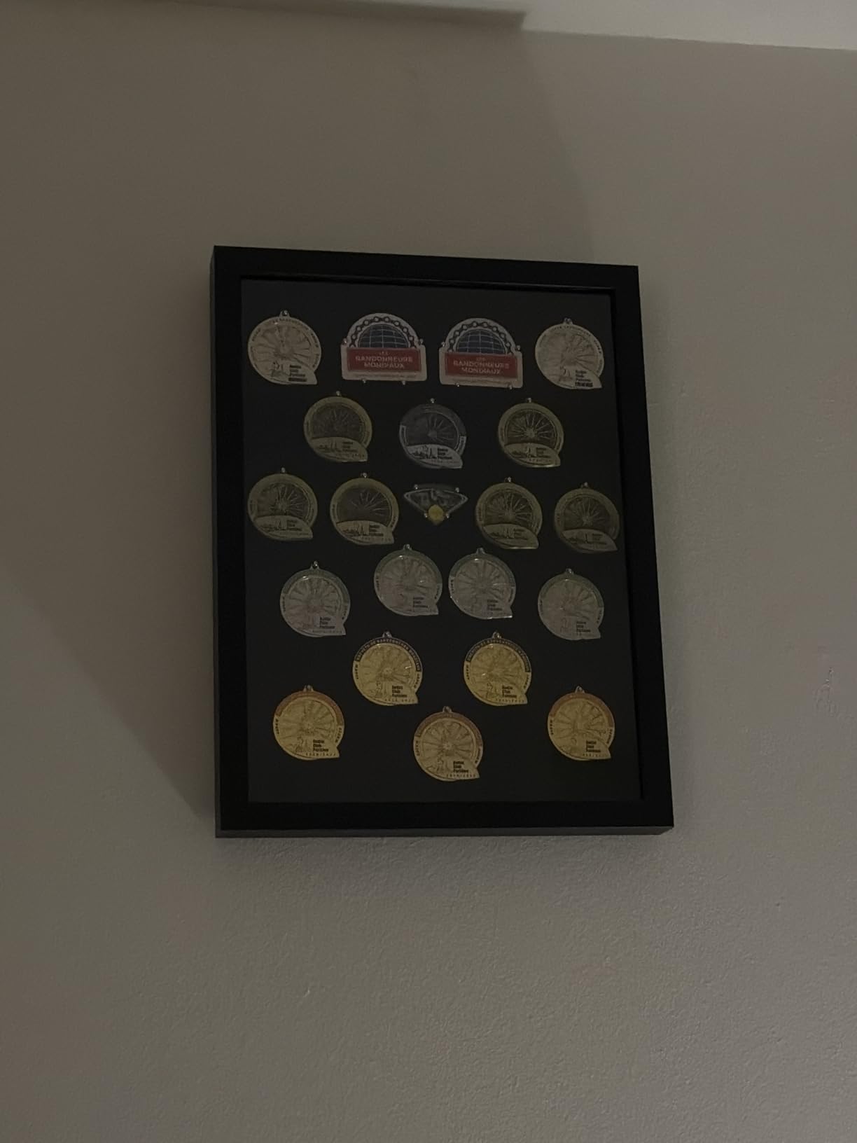 tutata 12x16 Pin Display Case, Enamel Pin Frame, Wall Mount Shadow Box customer photo 2