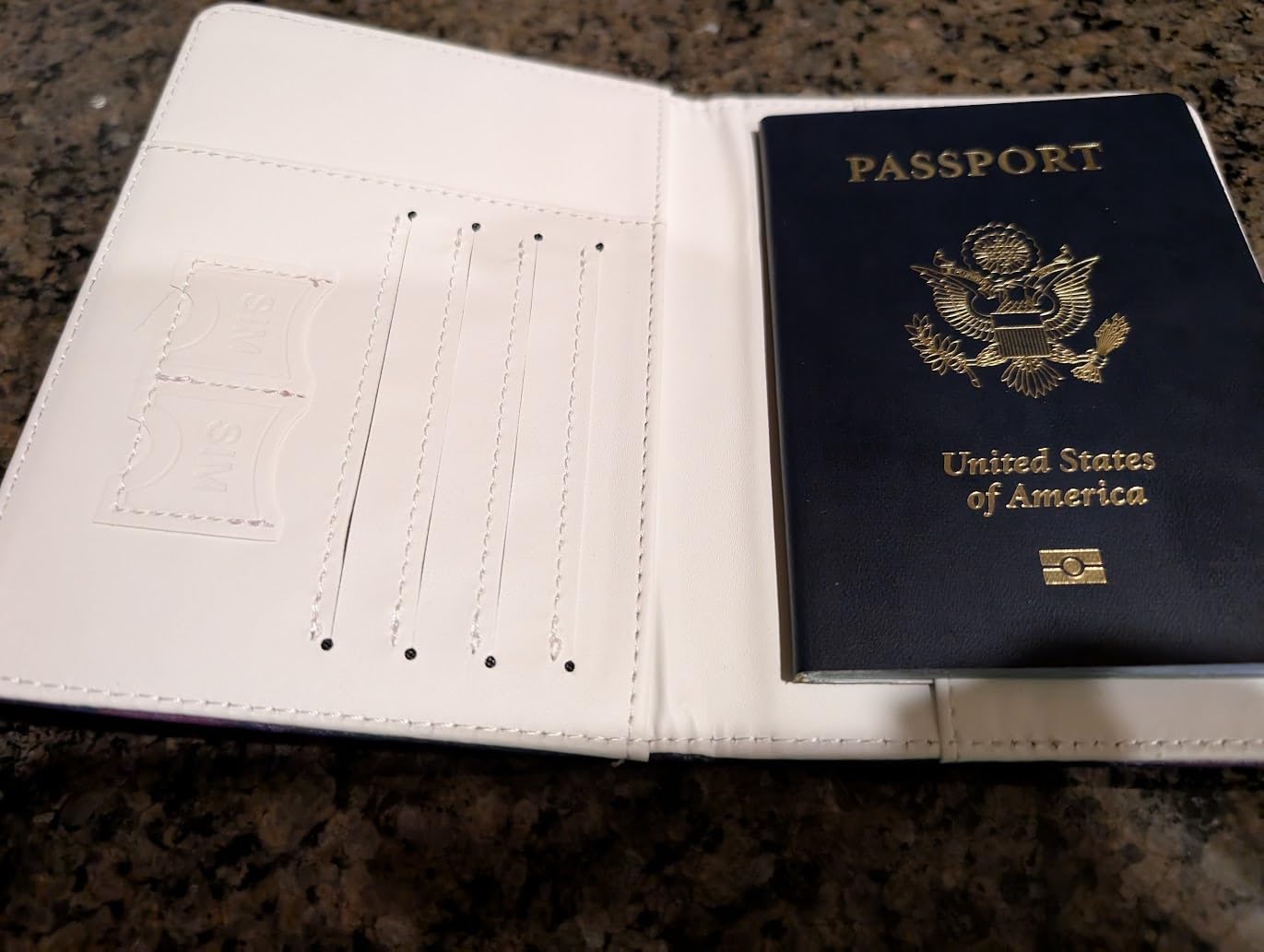 Dog Passport Holder for Women and Men PU Leather Passport Cover for Travel customer photo 2