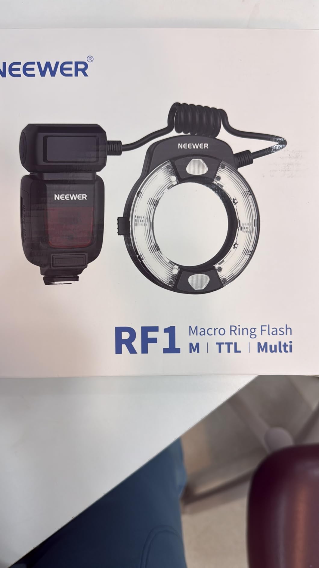 NEEWER RF1-N Macro Ring Flash Light Compatible with Nikon Camera, 76Ws GN15 5600K TTL Lighting customer photo 1