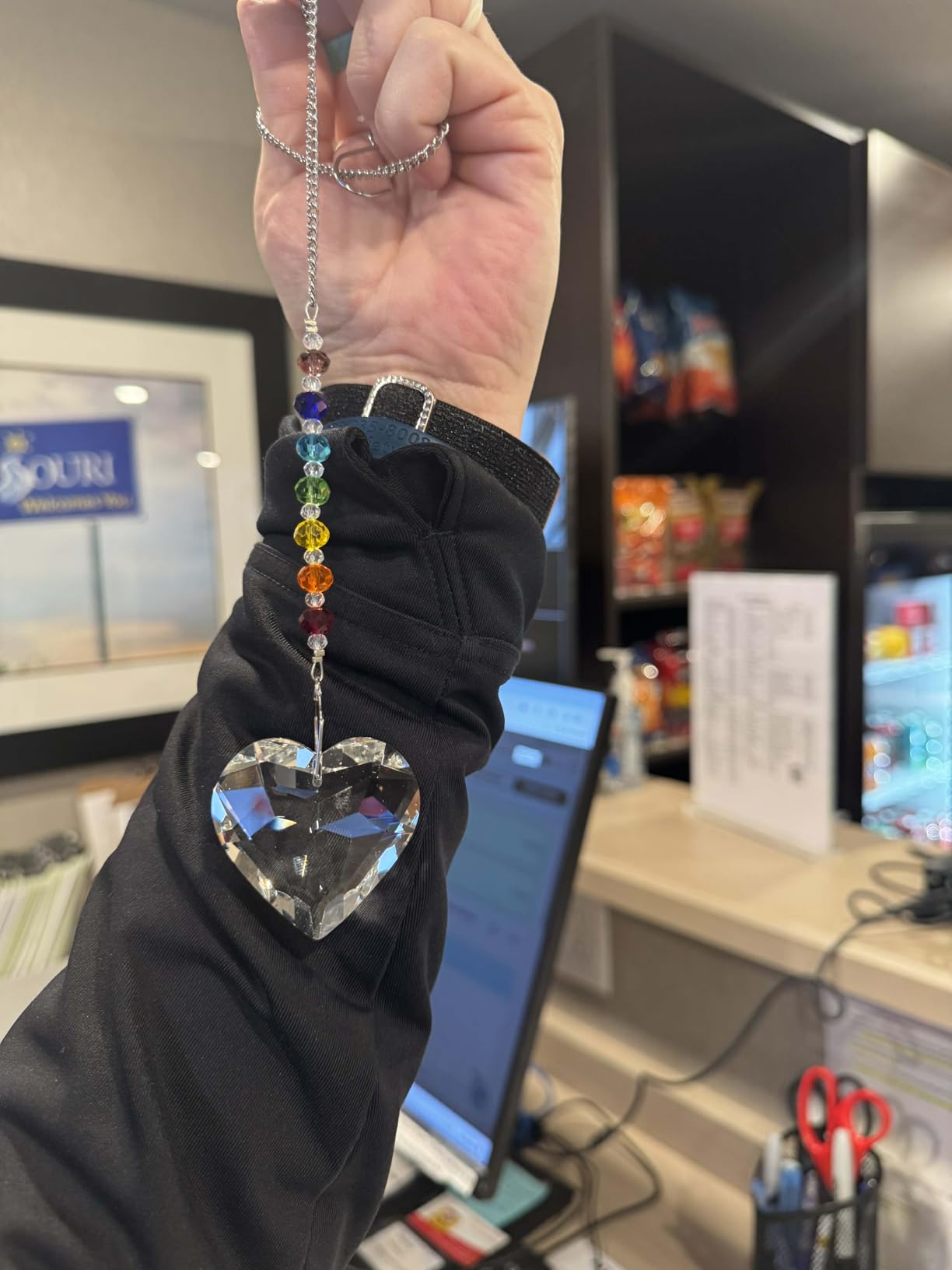 Birthday Gifts for Women Friend Crystal Suncatcher Christmas Ornament Decor | Hegelda Stocking Stuffers Gifts for Coworker Her Girlfriend Wife Mom Daughter Sister Aunt Decoration customer photo 1