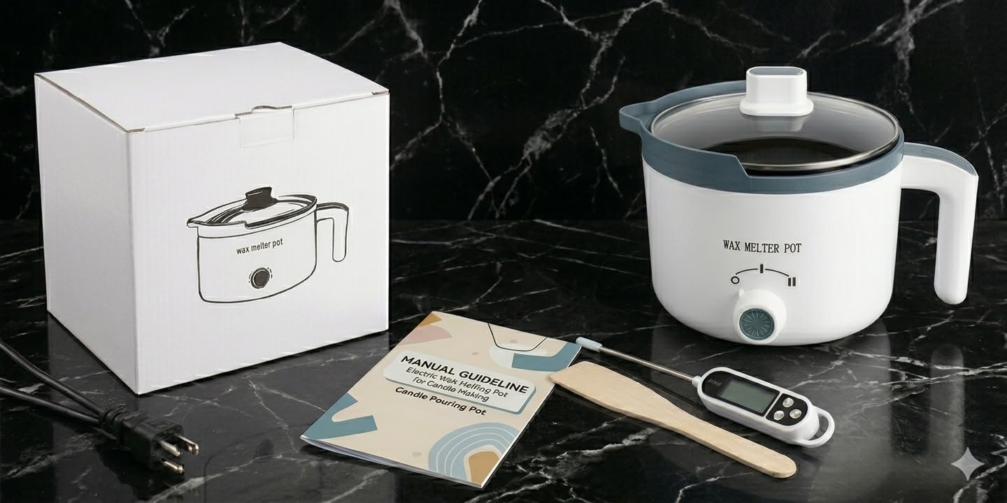 3lbs Soy Wax Melt Making Kit with Electric Wax Melting Pot customer photo 1