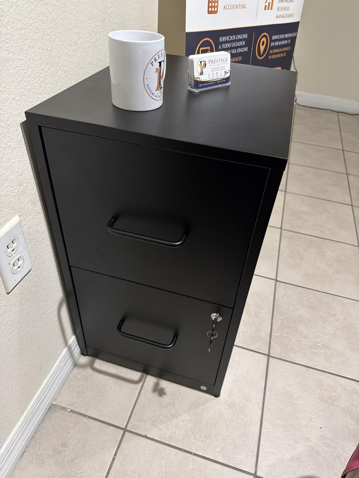4 Drawer File Cabinet with Lock,Metal File Cabinet for Home Office customer photo 2