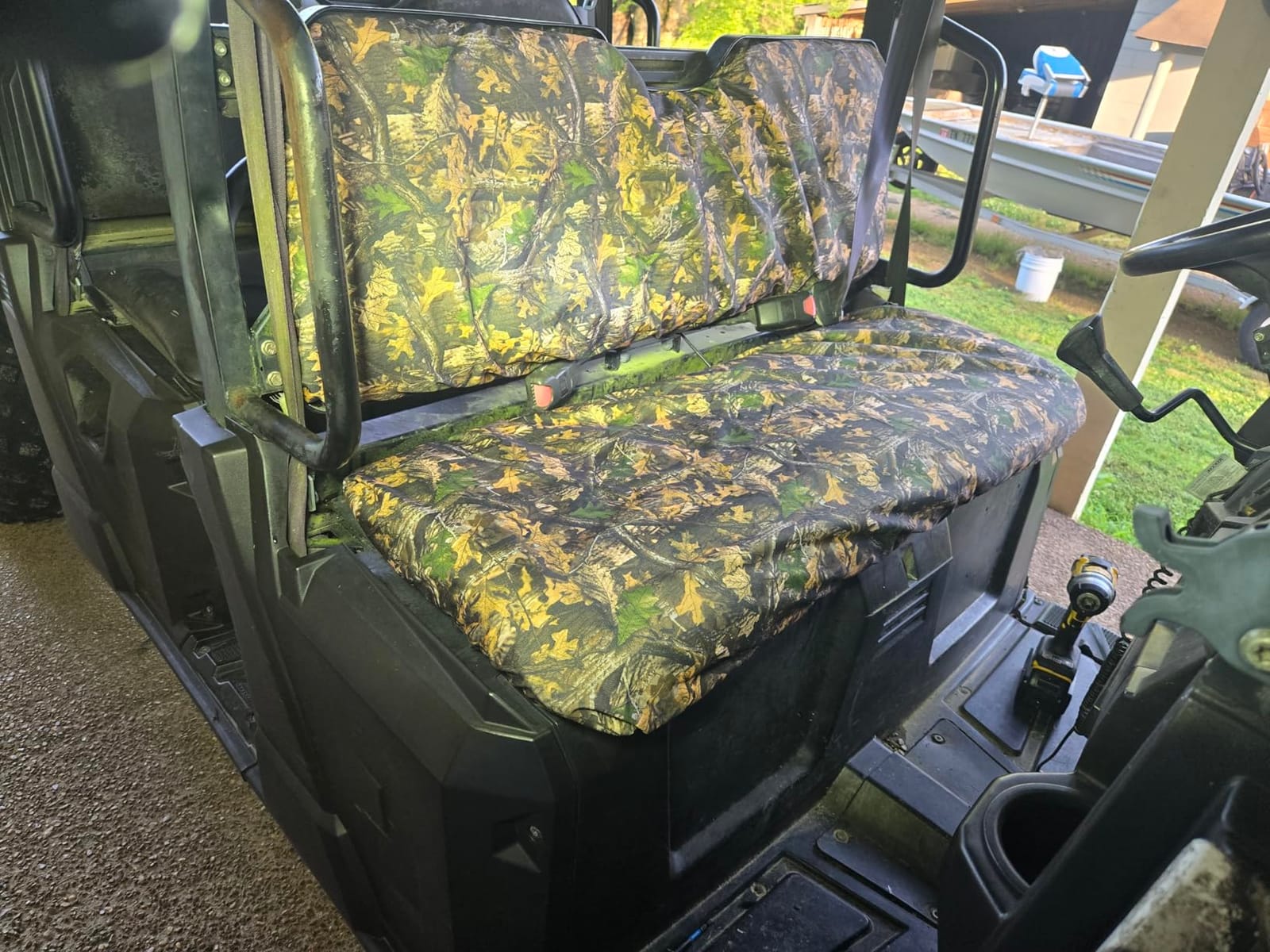 UTV Seat Cover for 2004-2021 Yamaha Rhino 700 660 450 Waterproof Camo 4 PCS customer photo 1