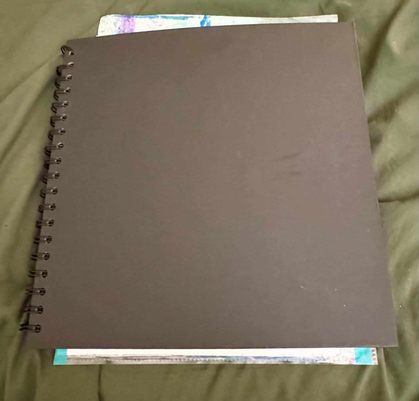 Mauproy 11.5 x 8.5 Inch Black Scrapbook Album, 80 Pages customer photo 2