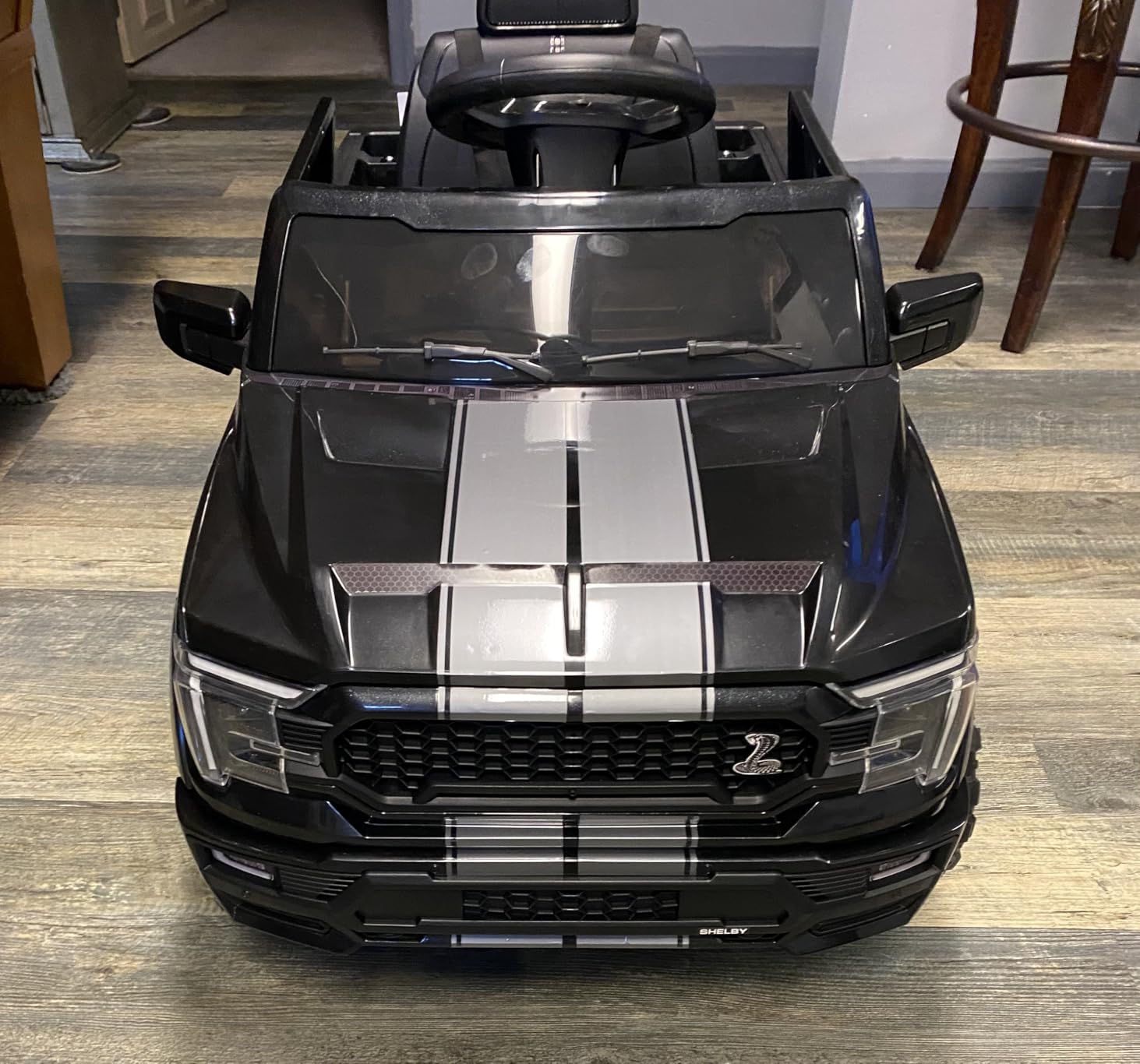 24V Ride on Toys, Licensed Ford Shelby F150 Electric Car for Kid w/Remote customer photo 1
