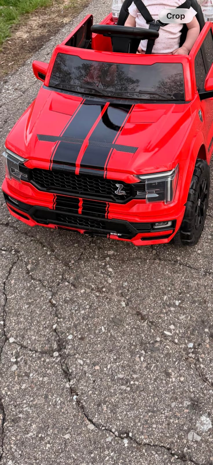 24V Ride on Toys, Licensed Ford Shelby F150 Electric Car for Kid w/Remote customer photo 2