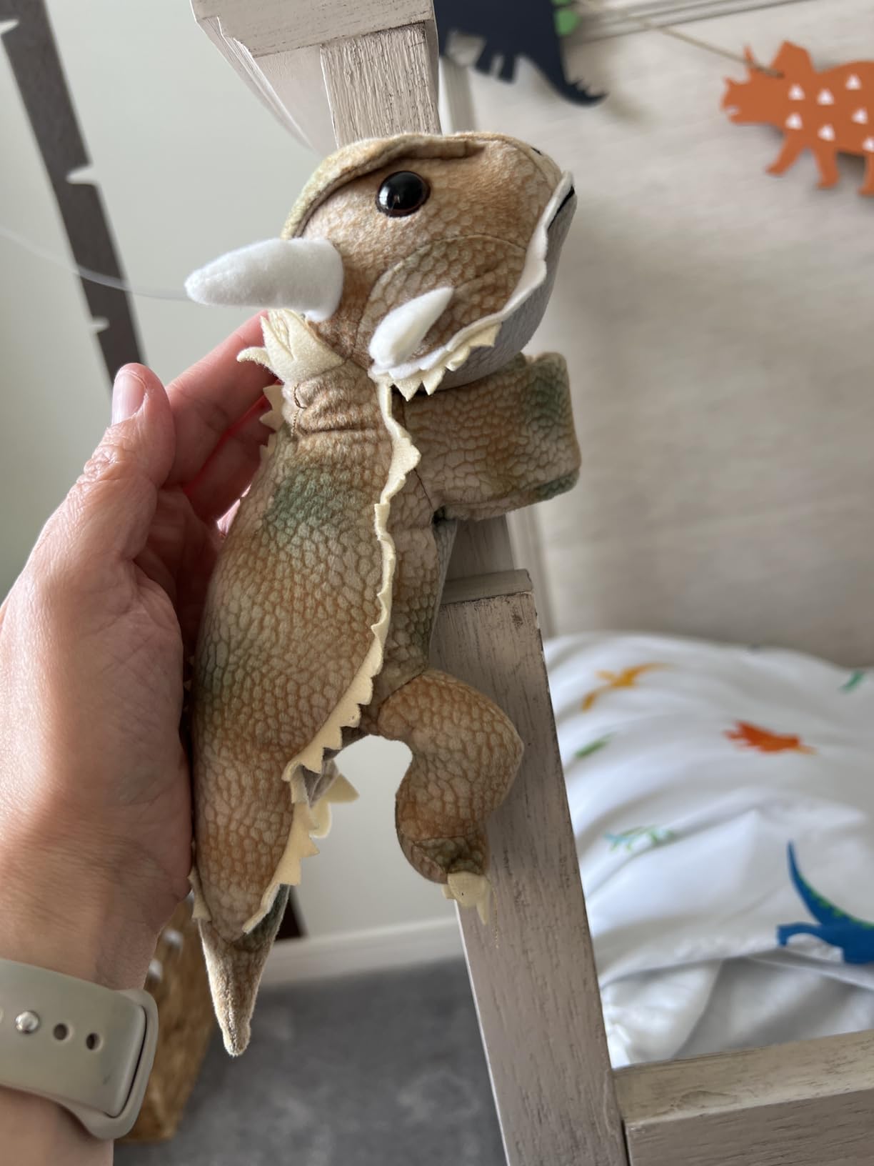 Wild Republic Huggers Horned Lizard Stuffed Animal - 8