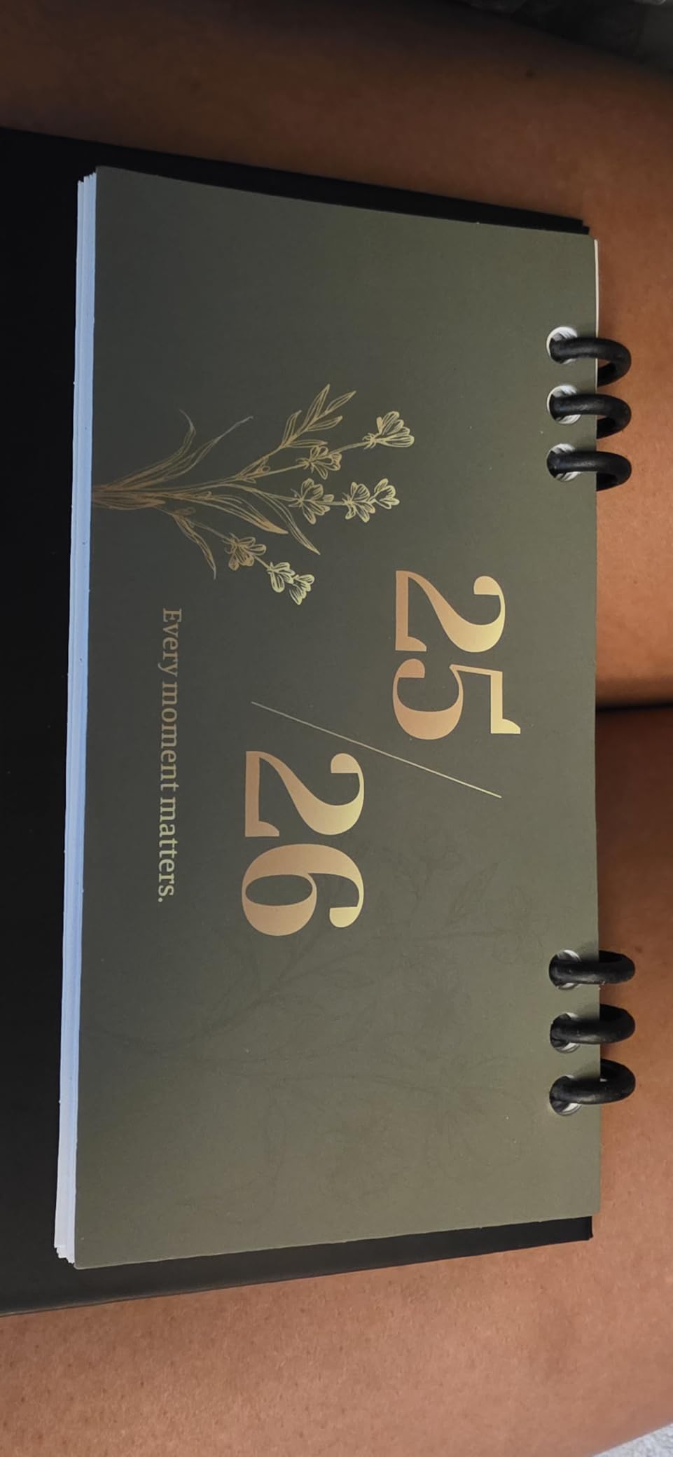 KONVINIT Moon Phase Desk Calendar 2026-2027, 20 Months 2026 Calendar customer photo 2