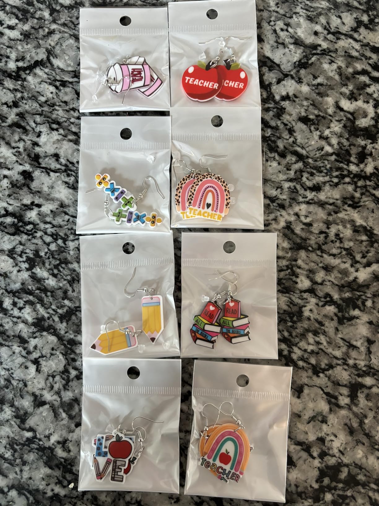 AUGSUN Juneteenth Freedom Day Earrings 8 Pairs Women African Dangle Earring customer photo 1