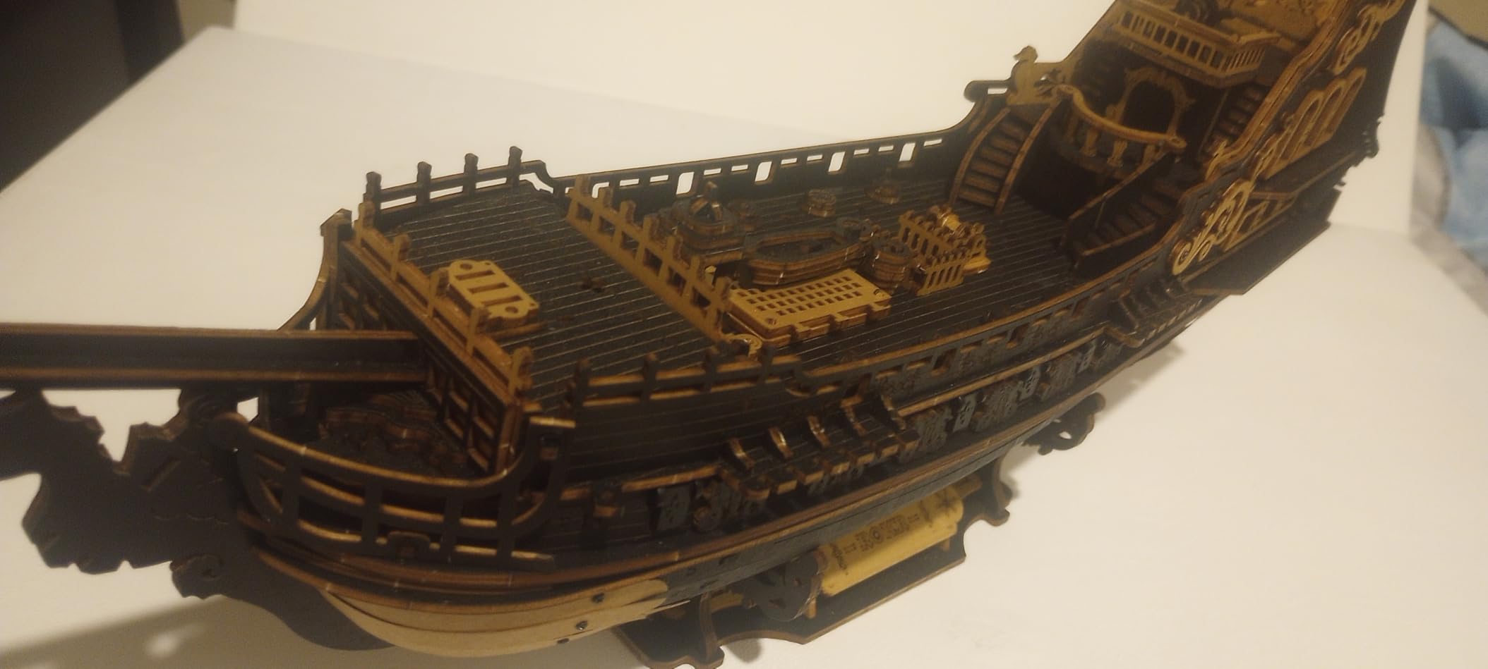 ROKR Seahorse Barque 3D Wooden Puzzle for Adult - Sailboat Model Kit, 603-Piece DIY Assembly, 1:100 Scale Sailboat MCB02 customer photo 2