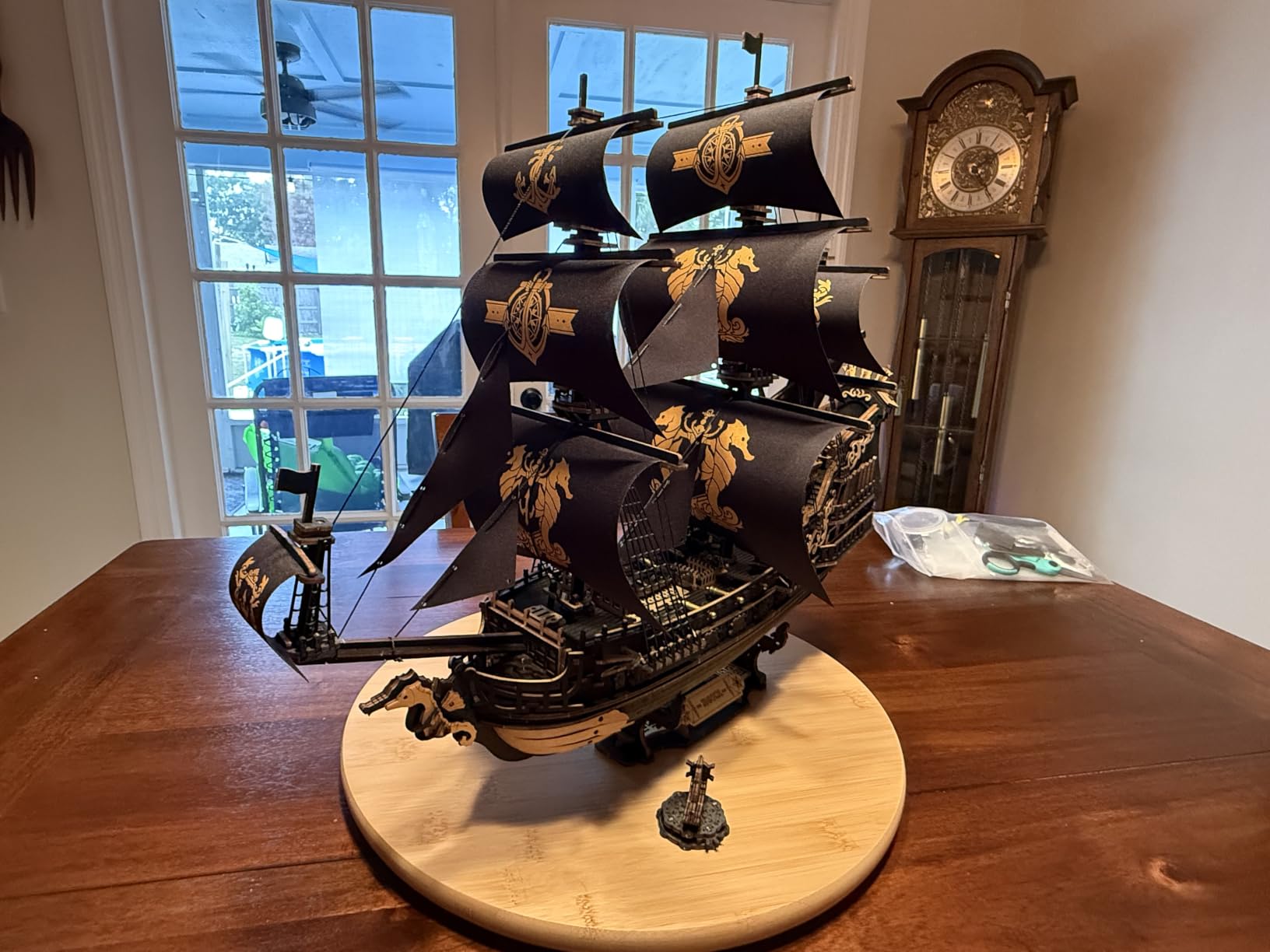 ROKR 3D Wooden Puzzles, Seahorse Barque Model kit, Ideal Gift for Adults & Teen customer photo 1