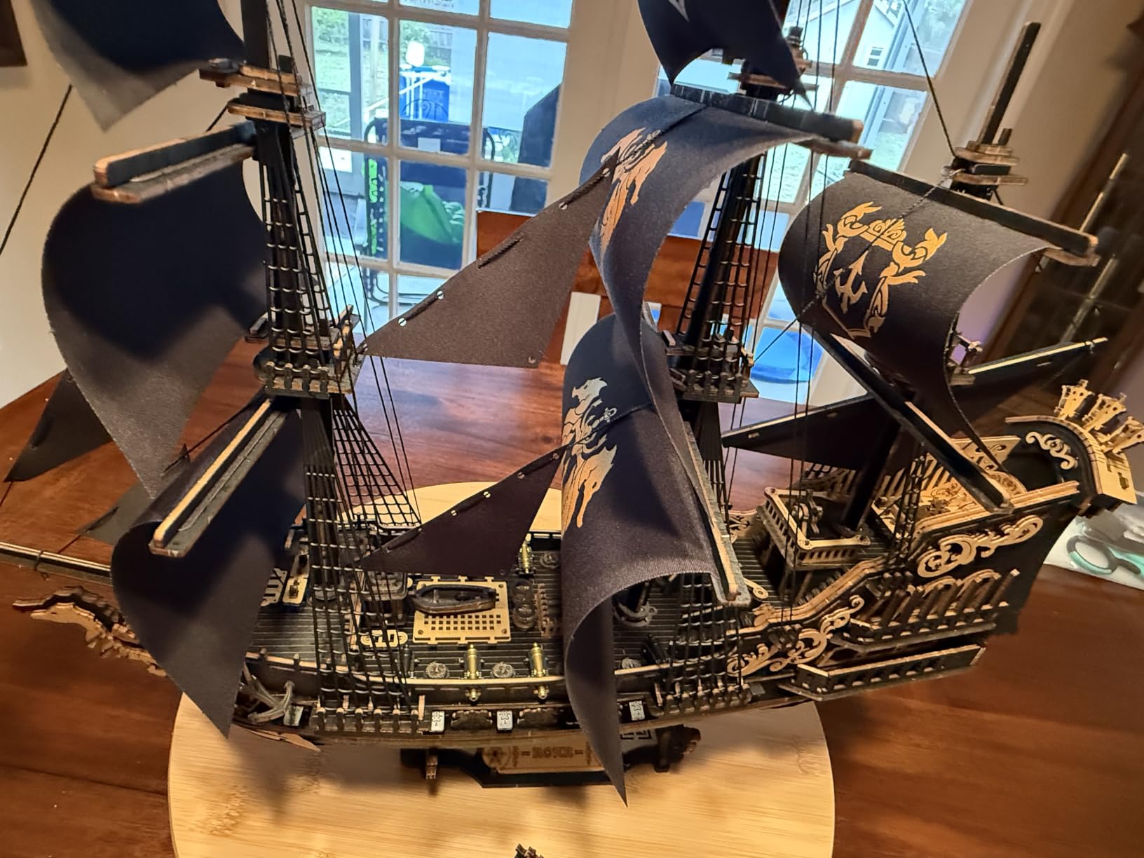 ROKR 3D Wooden Puzzles, Seahorse Barque Model kit, Ideal Gift for Adults & Teen customer photo 2
