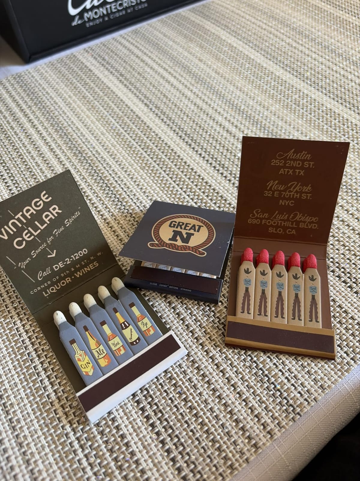 Set of 10 Vintage-Style Matchbooks – Retro-Inspired Collectible Decor for Bars, Weddings, & Home | Unique Ephemera and Party Favors customer photo 1