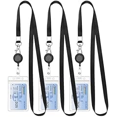 Teskyer Retractable Lanyards for ID Badges, 3 Pack customer photo 1