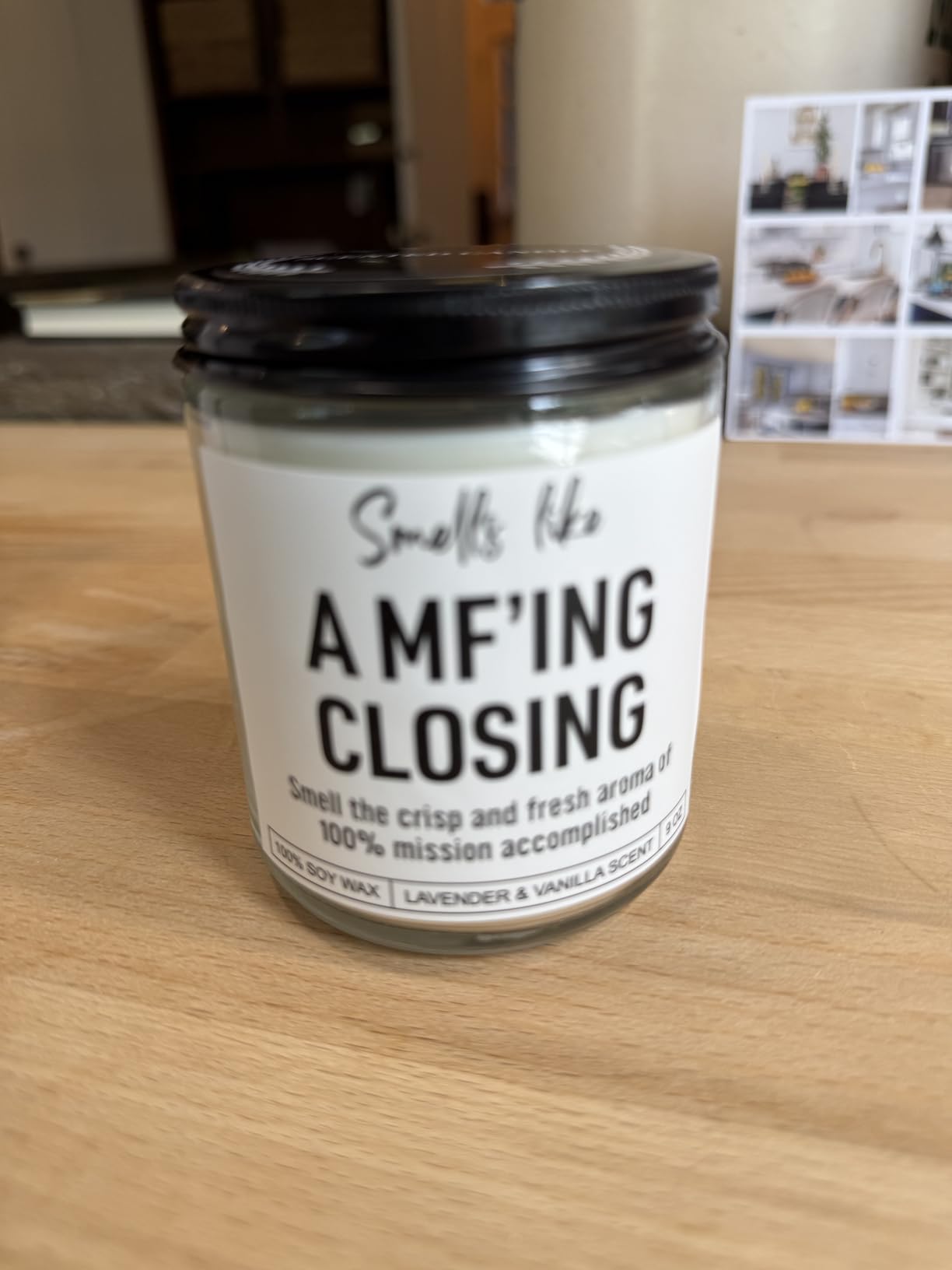 Scented Candle, Funny Realtor Gifts for Women, Men, Clients, Real Estate Agent Supplies, Appreciation, Thank You, Mothers Day, Gifts for Realtors at Closing, Real Estate Broker, Salesperson customer photo 2