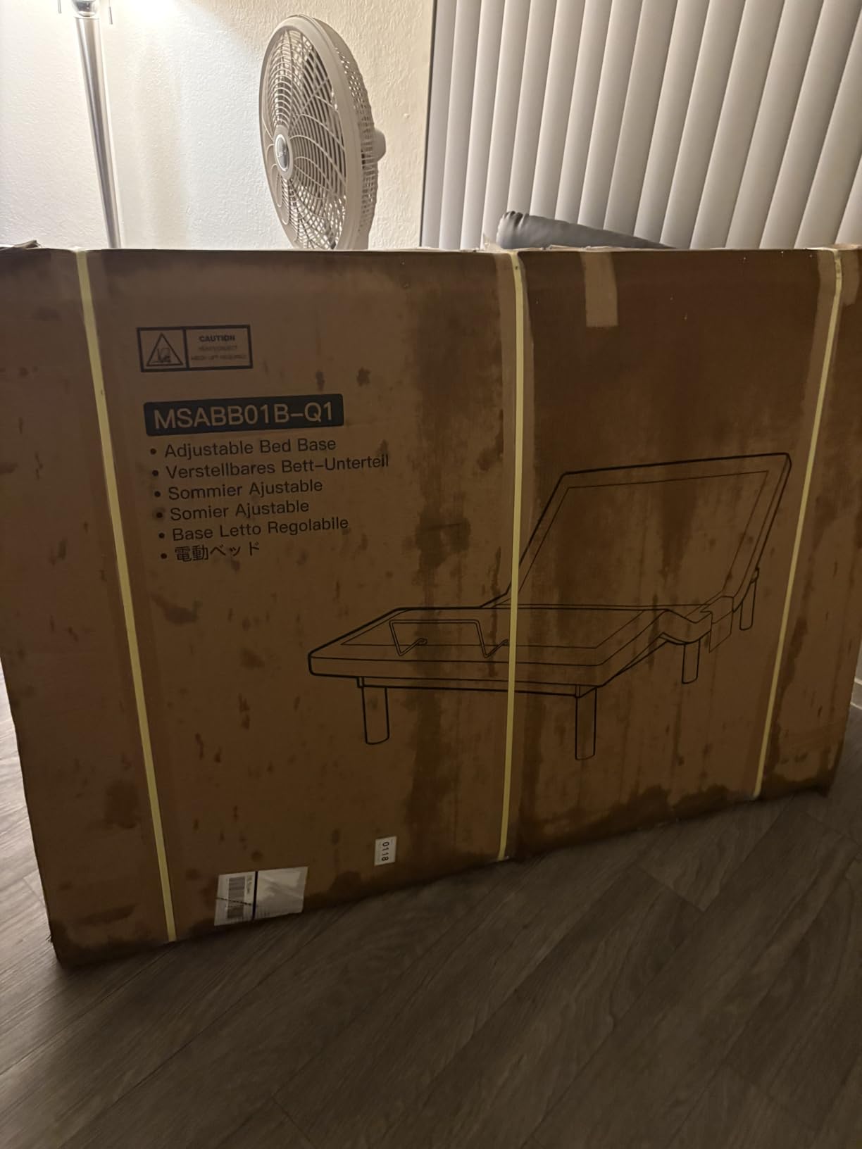 Pipishell Twin Adjustable Bed Frame with Wireless Remote and Zero Gravity customer photo 2