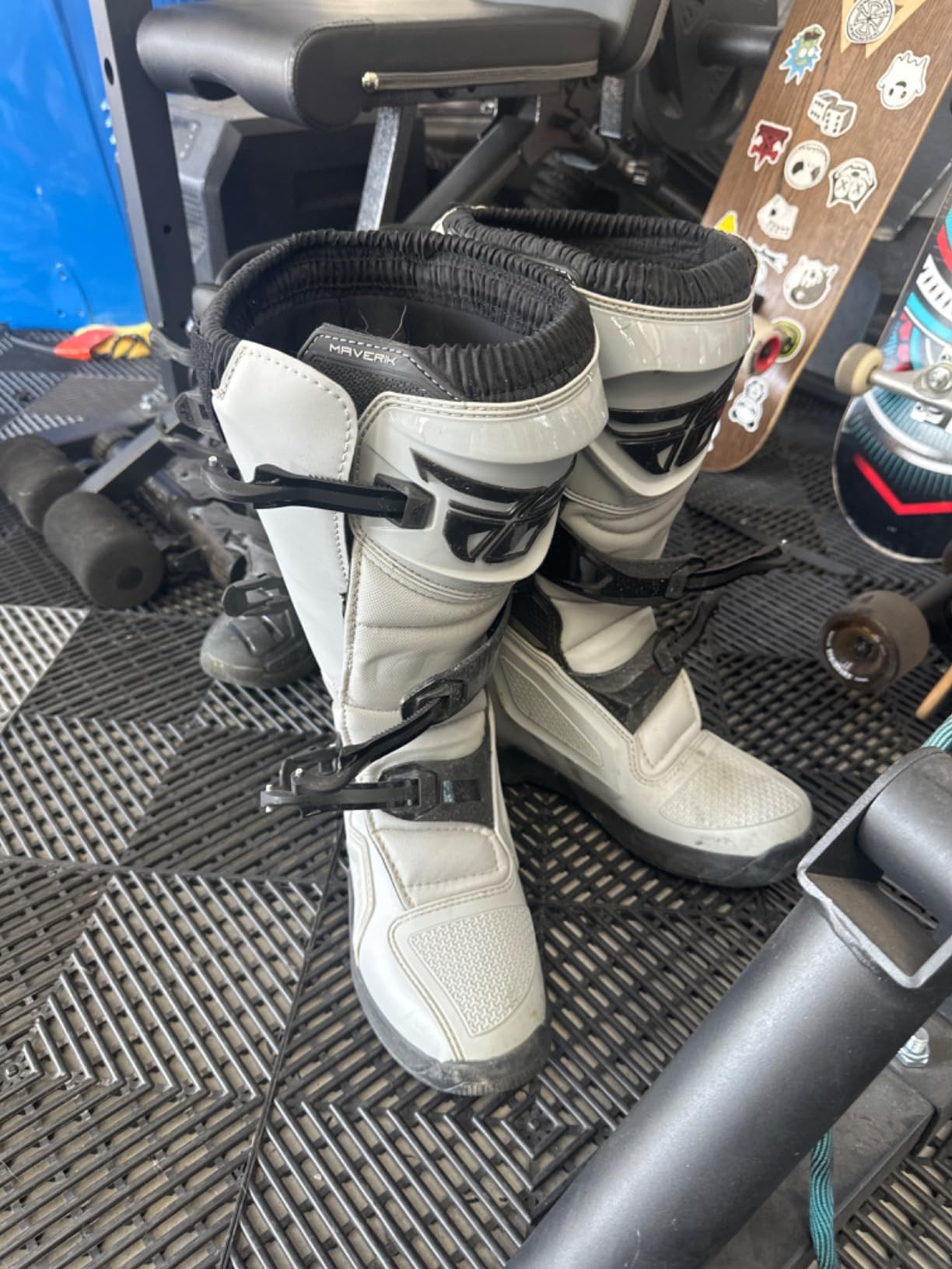 FLY Racing Men's Maverik LT Motocross Dirt Bike Boots, CE EN13634 | Articulated Ankle, Quick-Lock Buckles, Rubber Heat Shield, Lugged Outsole customer photo 2