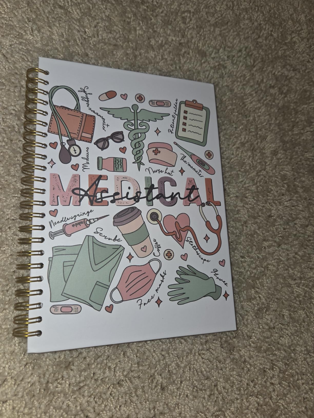Radiology Nurses Spiral Notebook, Radiology Tech Gifts Journaling Notebooks, Radiology Tech Student Essentials, Radiographer Nurse Notebooks for Note Taking, 5.5x8.3 Inch customer photo 1