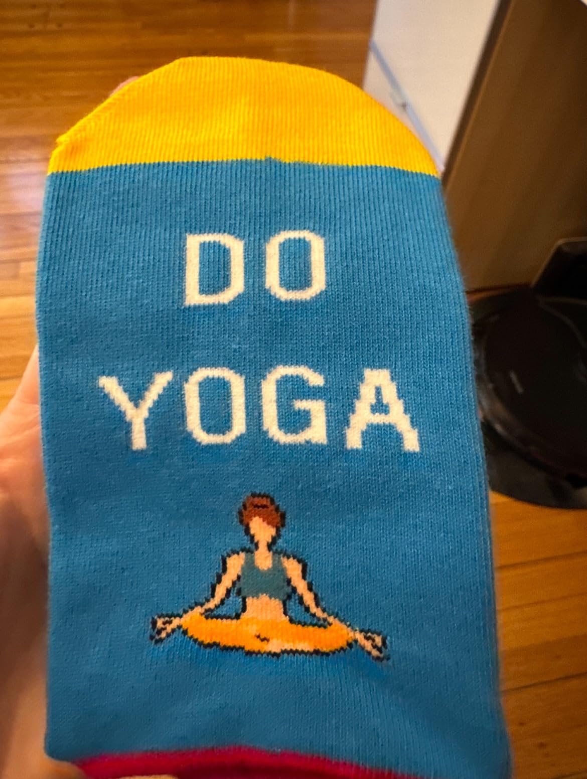 Sports Gifts for Men Women - Skating Surfing Socks for Beach Yoga Lover customer photo 1