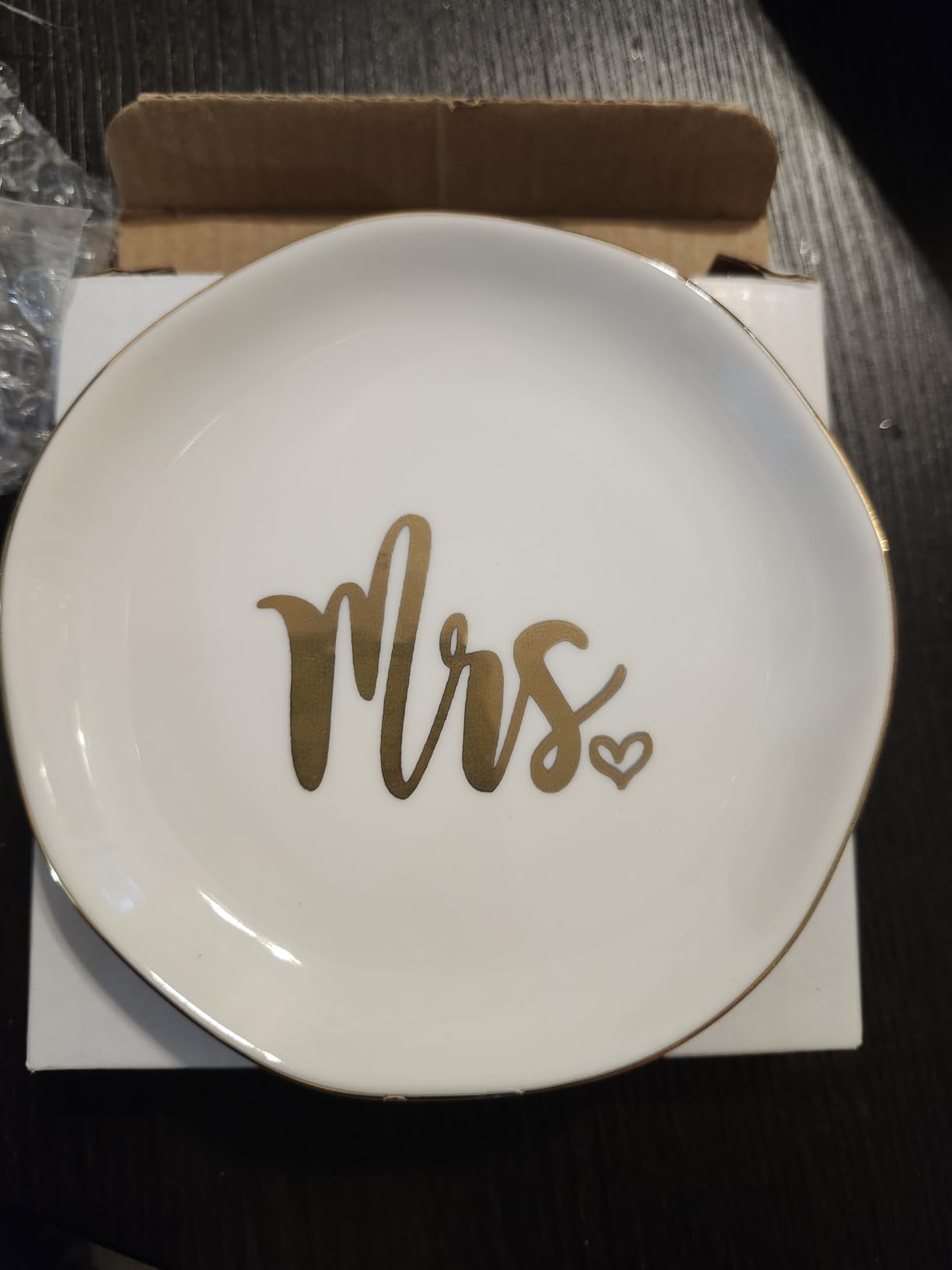 Bonus Mom Gifts for Step Mom Ring Jewelry Dish Mother in Law Gift | Wedding Christmas Mothers Day Valentines Birthday Gifts for Mother in Law/Bonus Mom/Stepmom, Jewelry Dish Tray Ring Dish customer photo 1