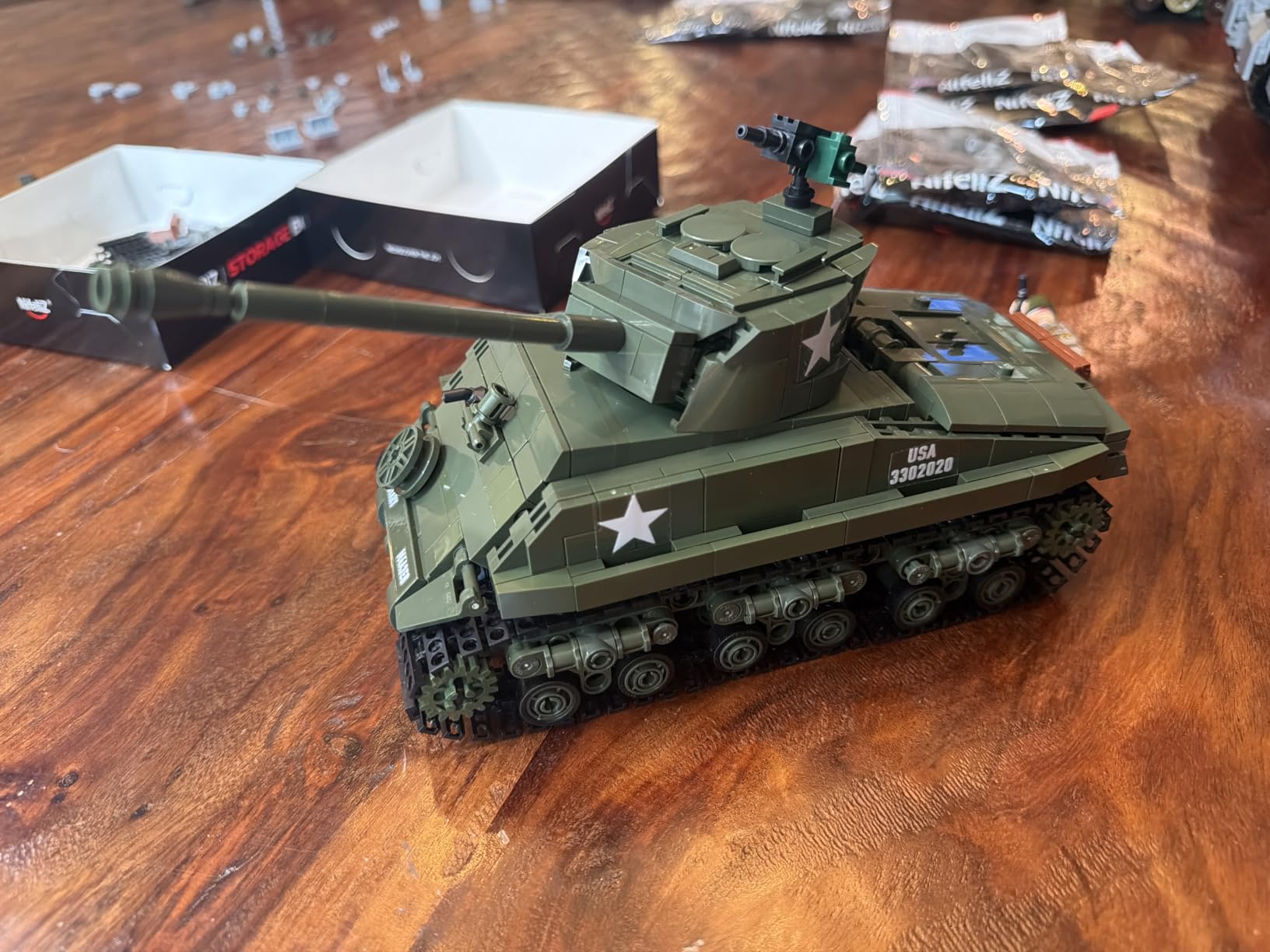 Nifeliz Sherman Tank Building Set, Military Series, NF10313 customer photo 1
