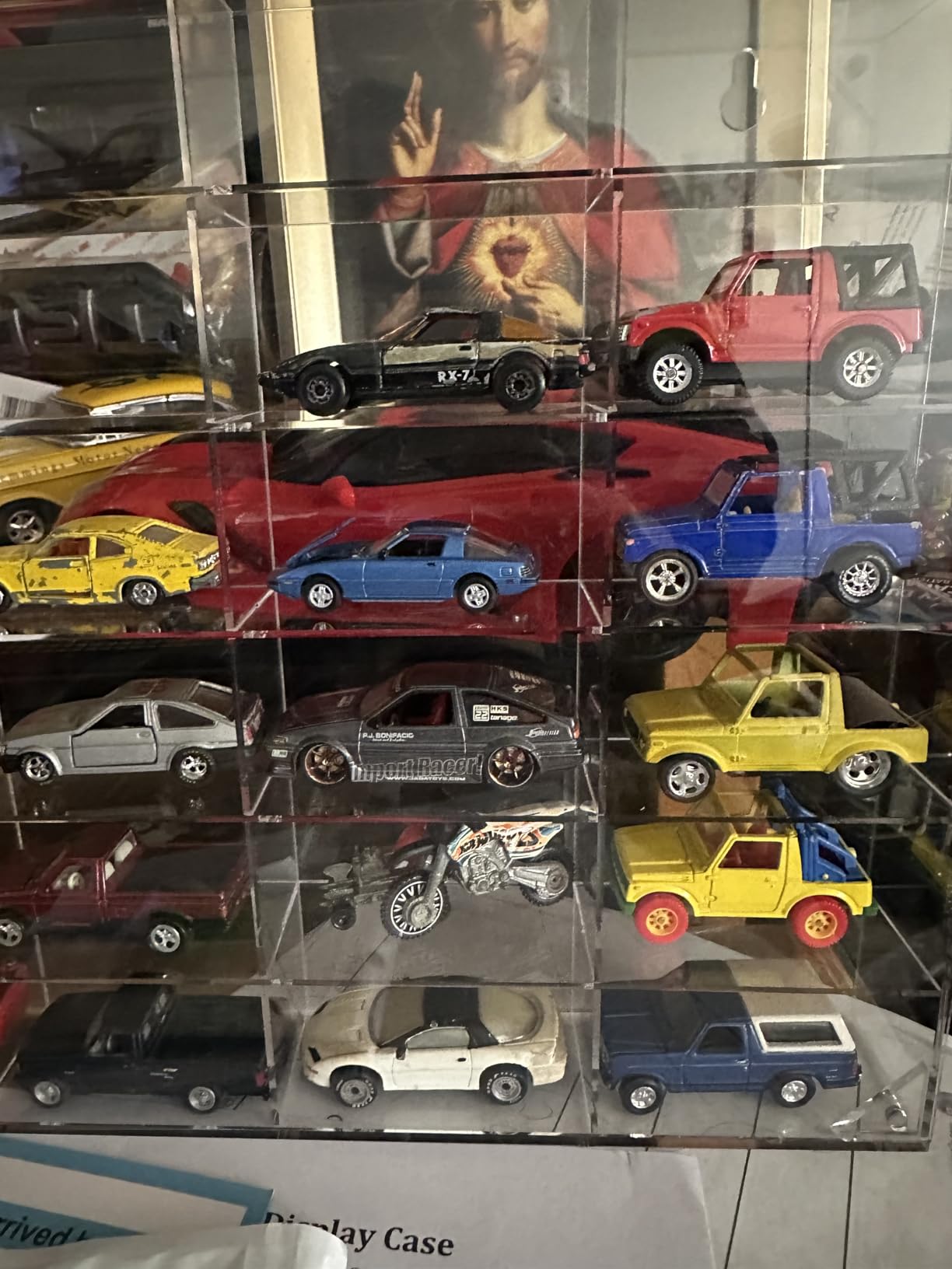 1/64 Scale Die-cast Car Display Case Organizer - Parking Diorama with LED customer photo 1