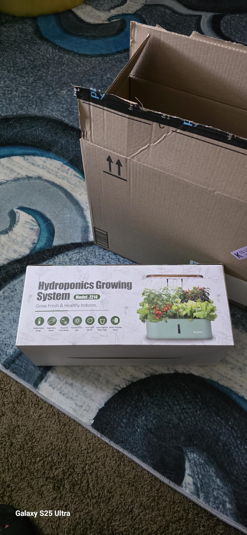 Hydroponics Growing System Indoor Garden: 12 Pods Hydroponic Planter customer photo 2