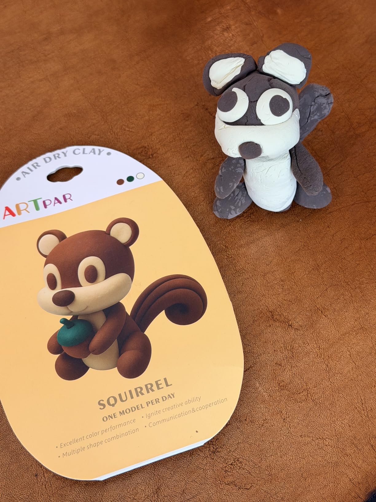 ARTPAR Air Dry Clay Kit, 12 Animals Modeling Magic Clay, Kids Crafts Gifts customer photo 1