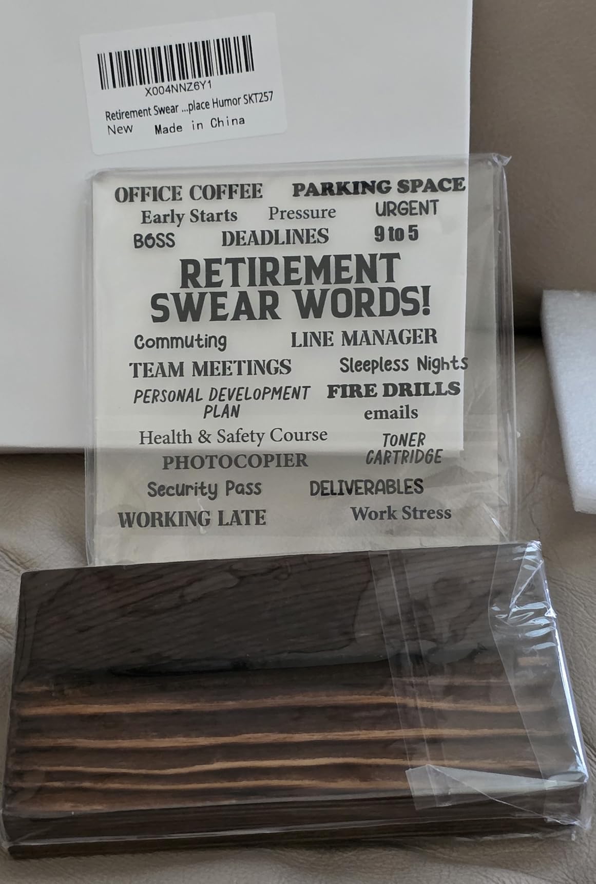 Funny Data Swear Words Sign for Analyst Office Decor, Incomplete Inaccurate Input Error Humor Plaque for Data Scientists, New Job Retirement Gift for Teams, Coworkers or Boss Appreciation SKT262 customer photo 2