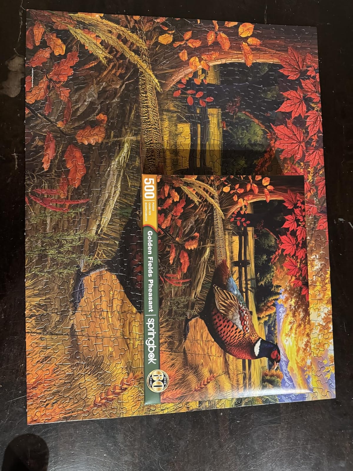 Springbok Highland Cows Countryside 500 Piece Jigsaw Puzzle for Adults | Unique Cut Pieces, Made in USA, Eco-Friendly Materials featuring Scottish countryside artwork and family fun customer photo 1