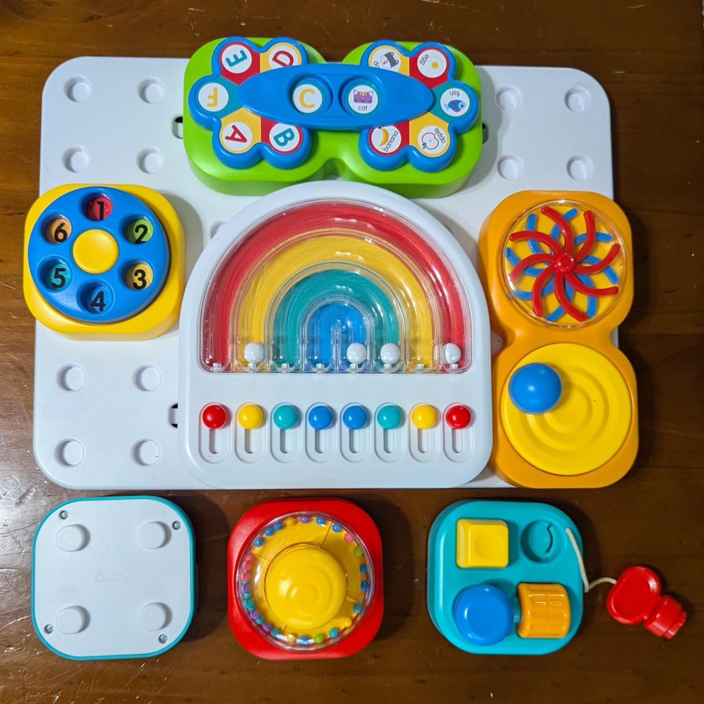 Busy Board 3.0 Detachable & Assemblable Toy for Toddlers 1+ | Portable Learning Activity Board with 7 Travel-Friendly Tools, Fine Motor Skills Development customer photo 1